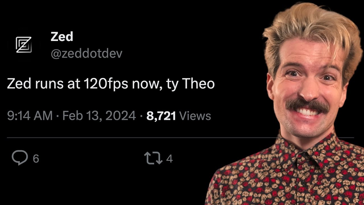 I'm Gonna Try Zed Now (RIP VSCode) | Theo - t3․gg