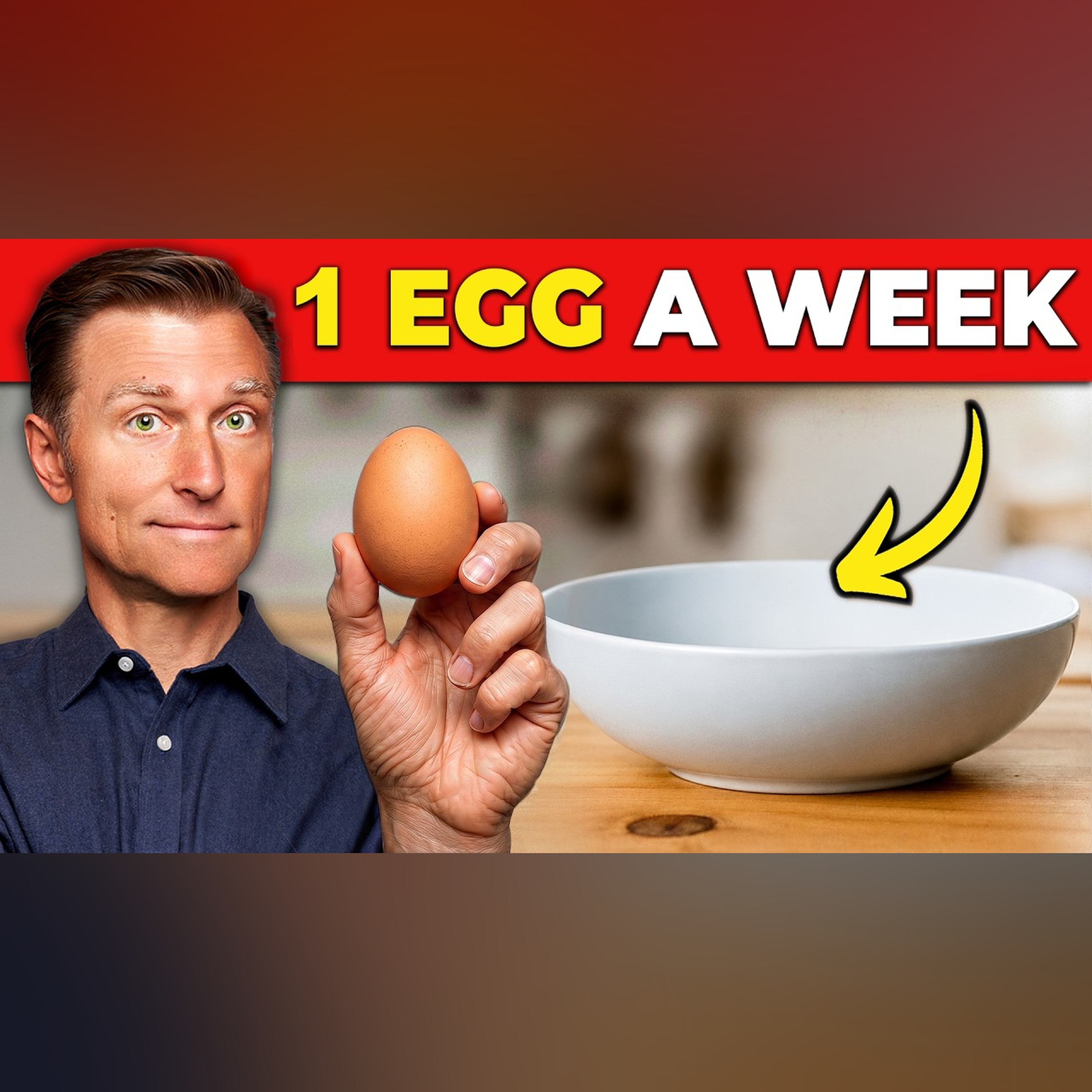 What Happens When You Eat ONE Egg a Week for 3 Months (Incredible) episode artwork