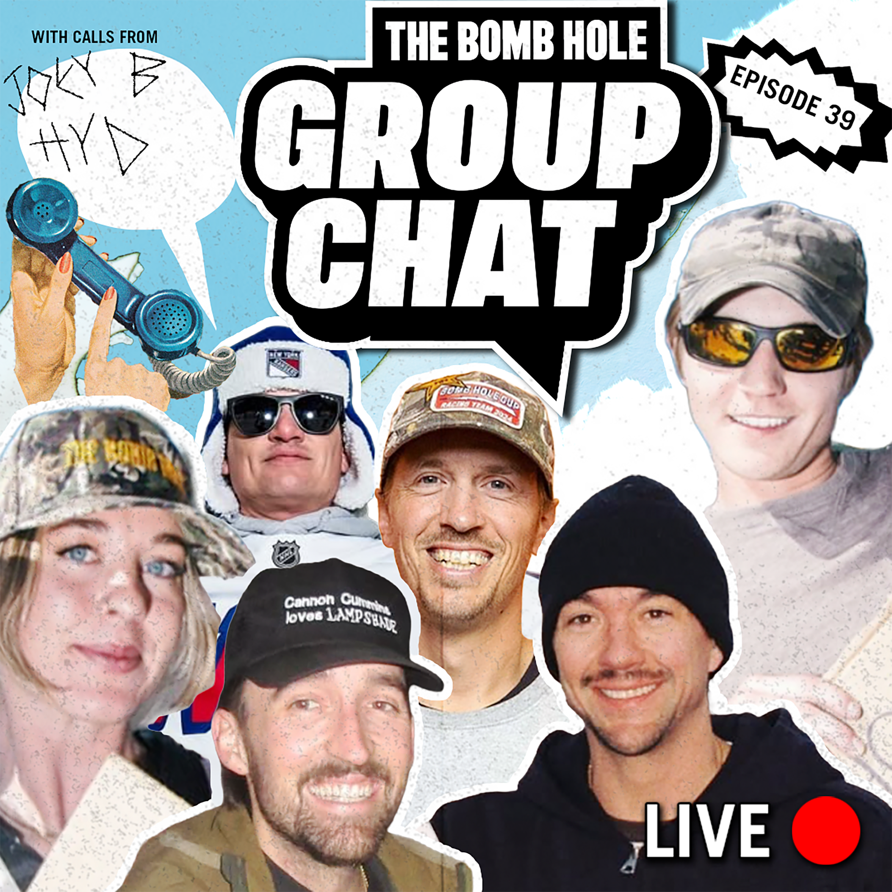 Group Chat #39 Bomb Hole Cup Edition w/ Joe Sexton, Mela Stalker, Grey Katko and Max Warbington