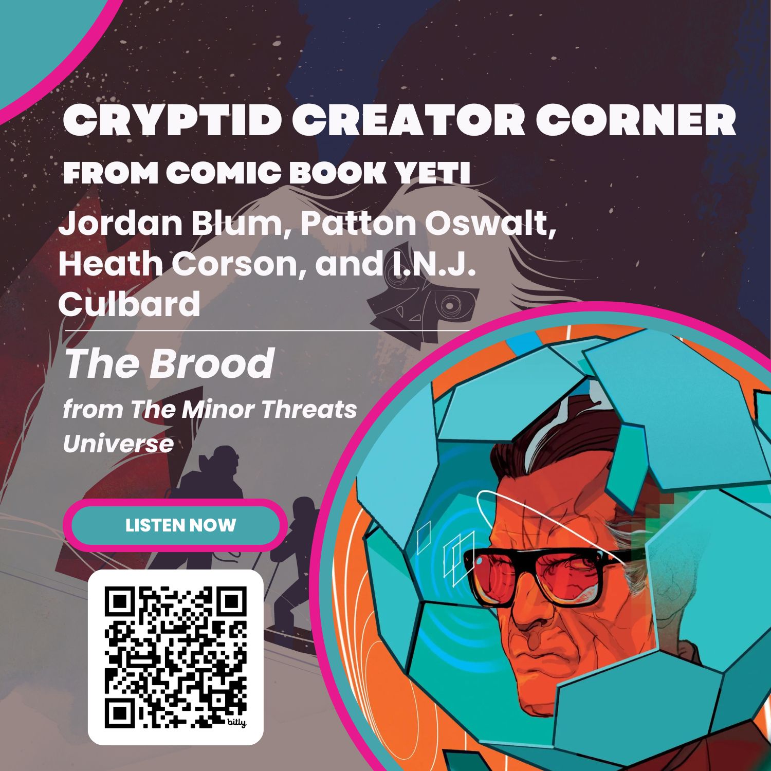 Cryptid Creator Corner from Comic Book Yeti - A Comic Book Interview Podcast