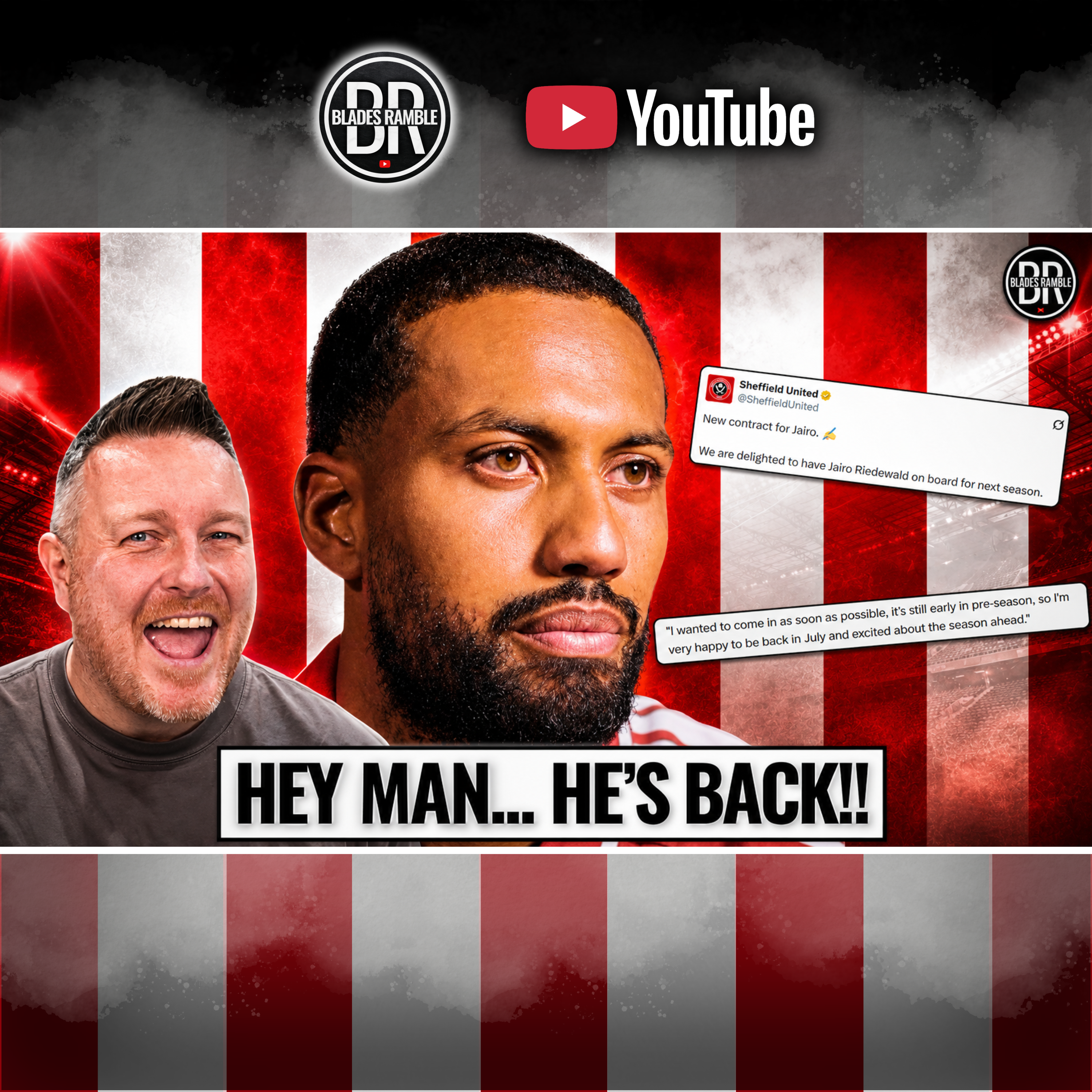 🎙️⚔️ BREAKING!! | JAIRO'S BACK!! | RIEDEWALD RE-SIGNS FOR SHEFFIELD UNITED! ⚔️🎙️
