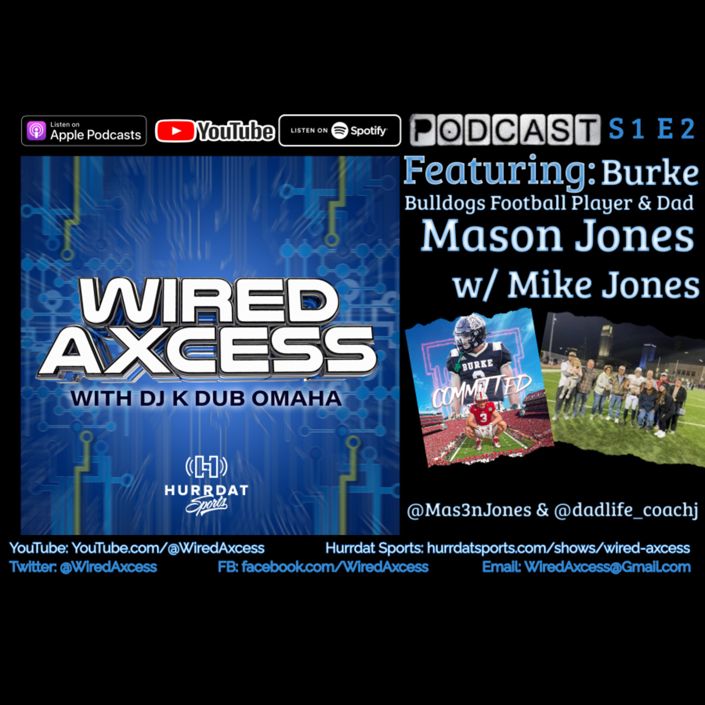 S 1 E 2 Burke Senior Bulldogs Football Player Mason Jones - Dedication, Leadership, and Family Worth Ultimate Sacrifice episode artwork