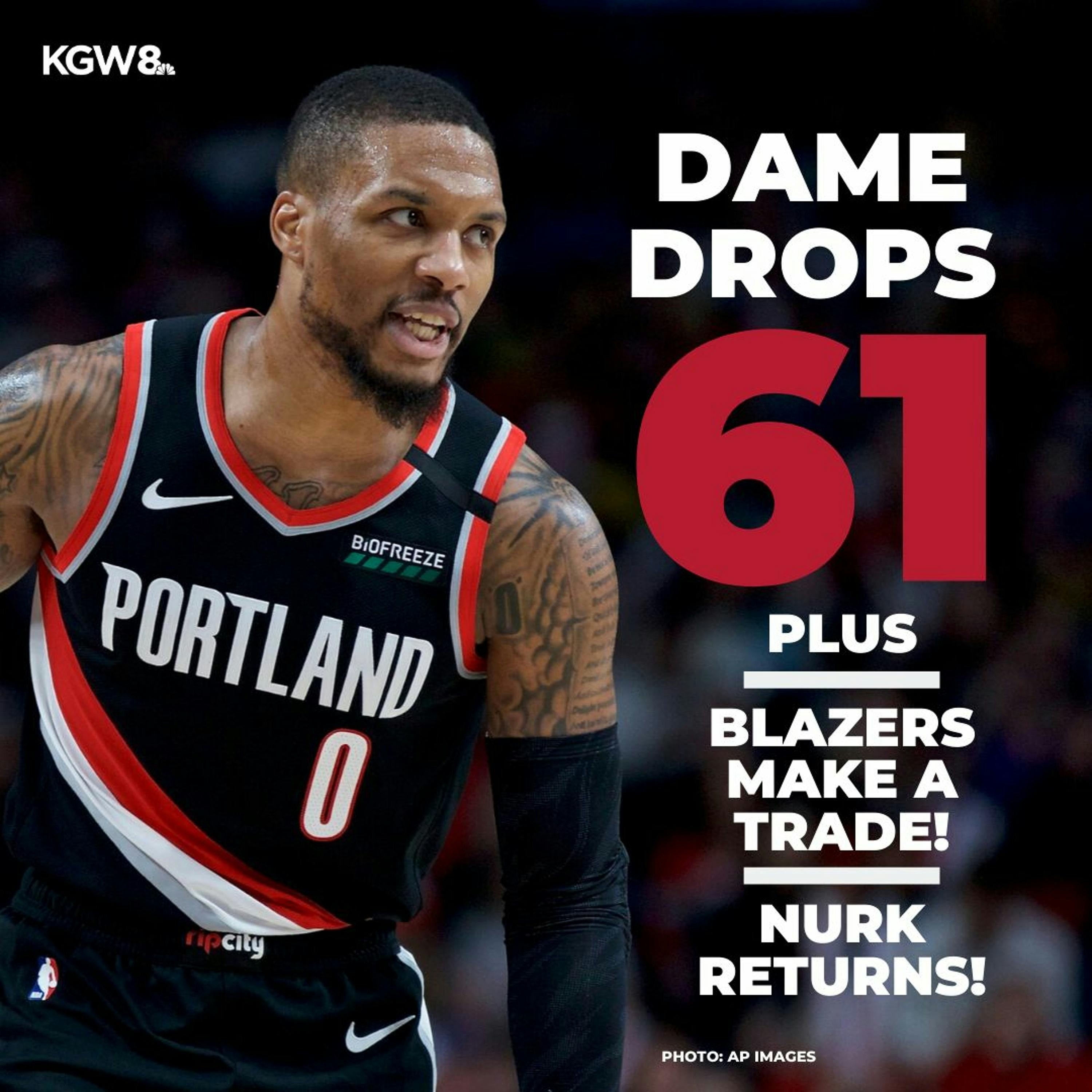 Nurk returns, Dame drops 61 and Blazers make their first trade of the season