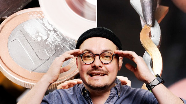 The guy REACTS to a handmade RING from a 1 Euro coin! episode artwork