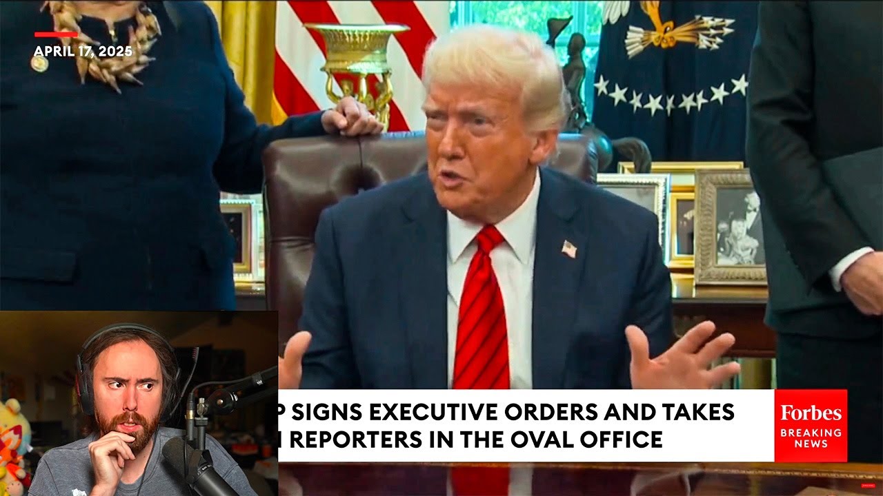 Trump gives update on tariffs | Asmongold TV