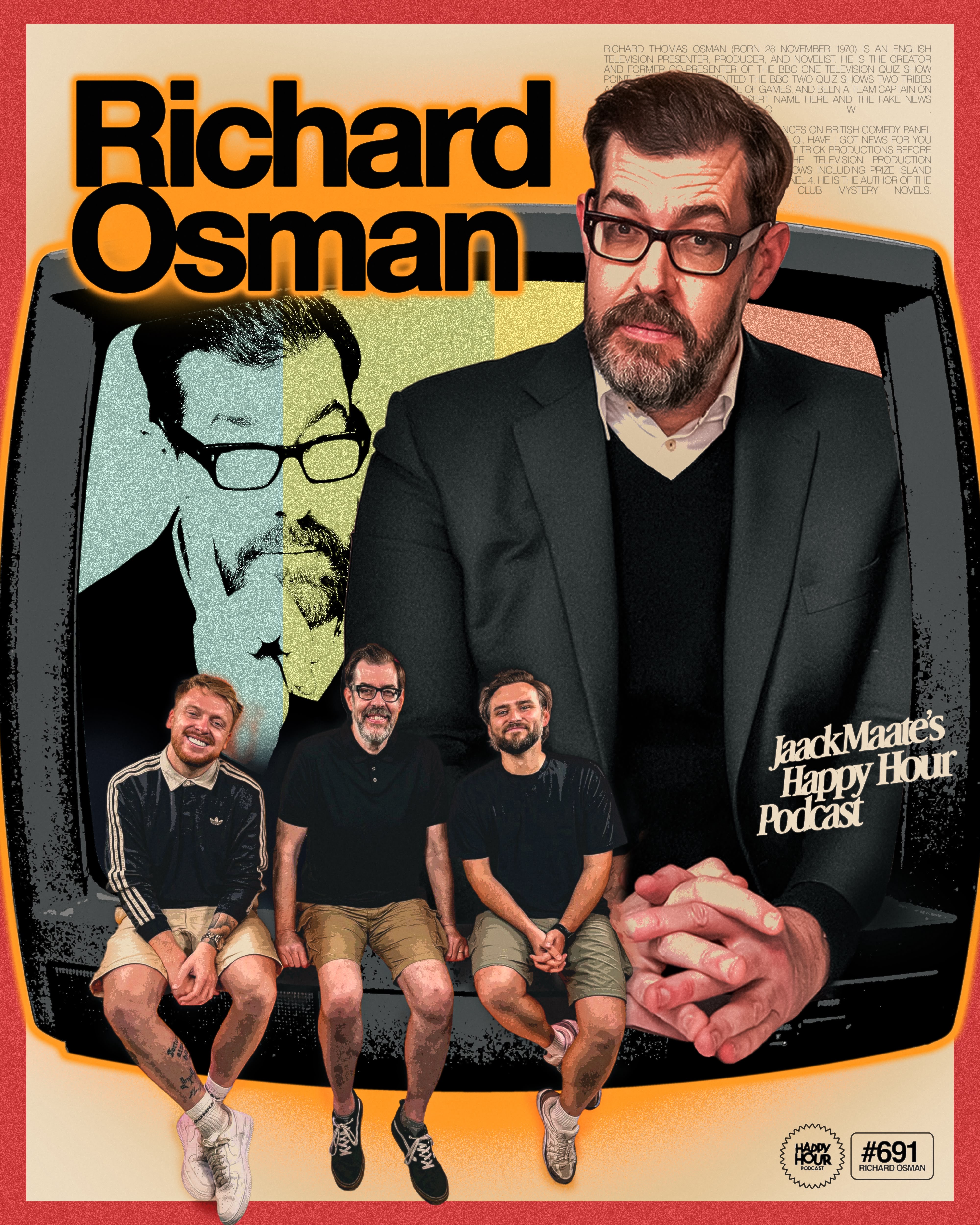 691 - RICHARD OSMAN - Exposing The Secrets Of British Television (Pointless, The Traitors, 8 Out Of 10 Cats & More!)