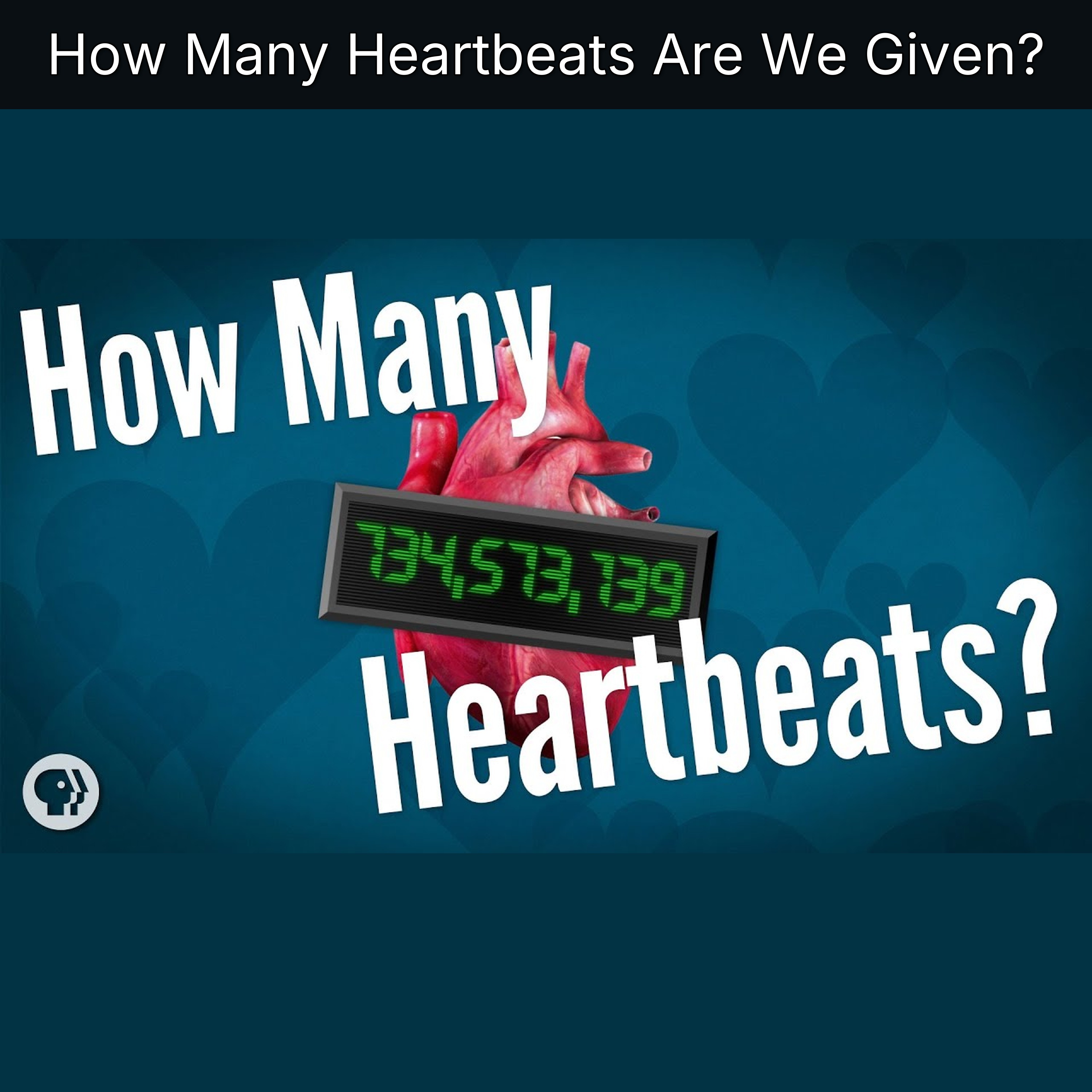 How Many Heartbeats Are We Given? episode artwork