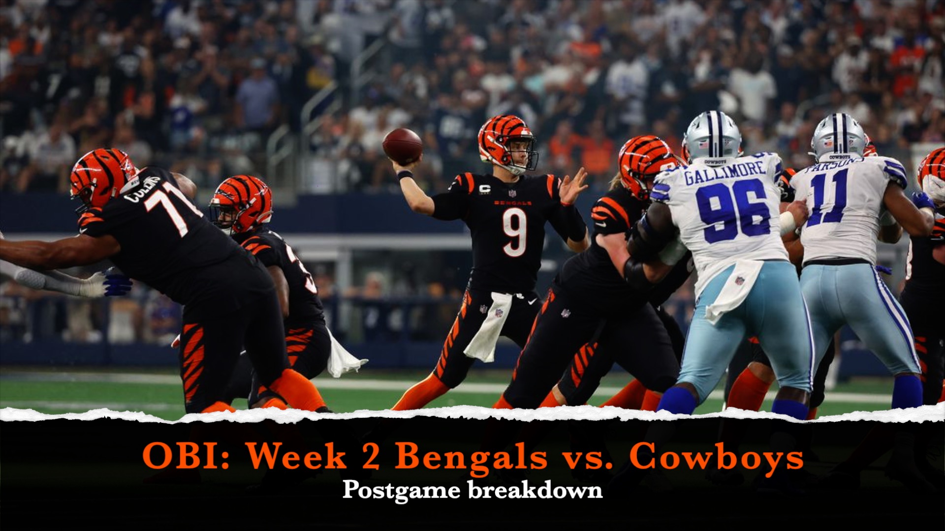 OBI: Week 2 Bengals/Cowboys Postgame show episode artwork