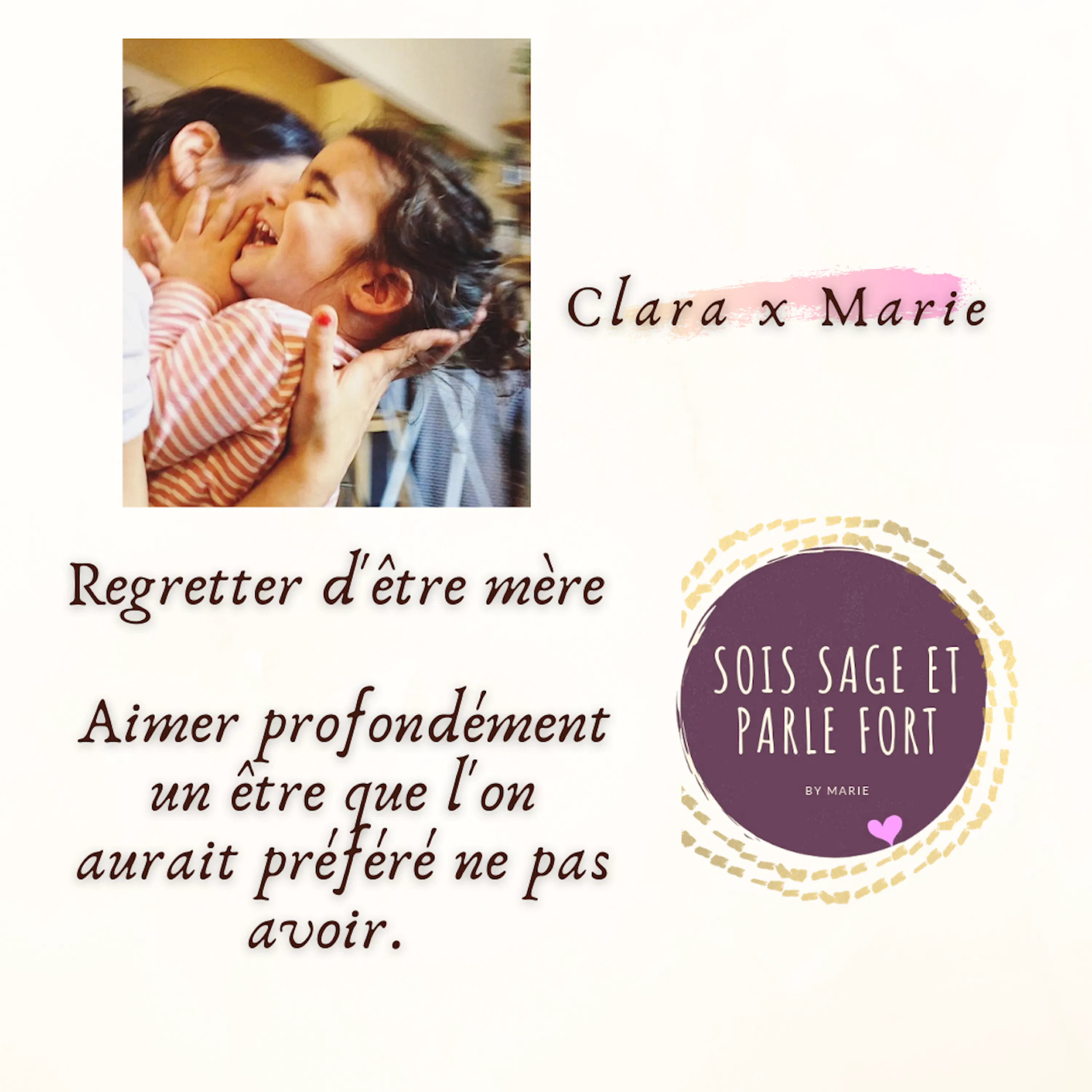 Bande-annonce : Le regret d'être mère, avec Clara