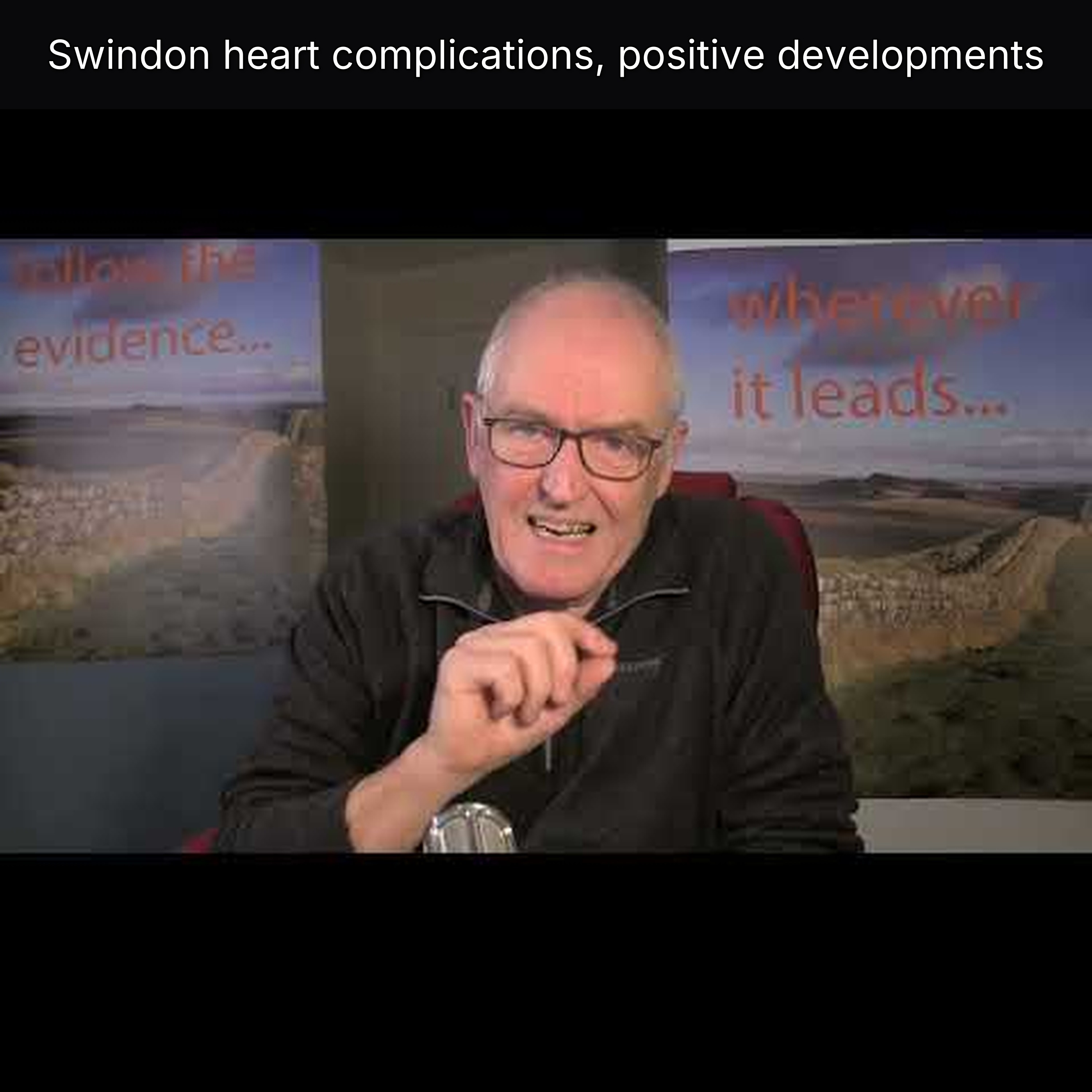 Swindon heart complications, positive developments