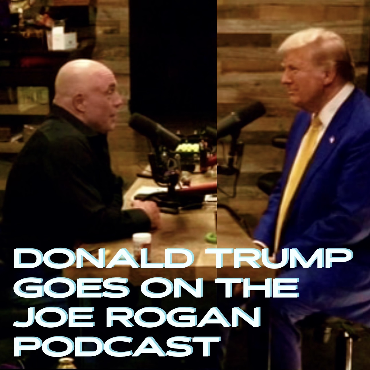 DONALD TRUMP GOES ON THE JOE ROGAN PODCAST episode artwork