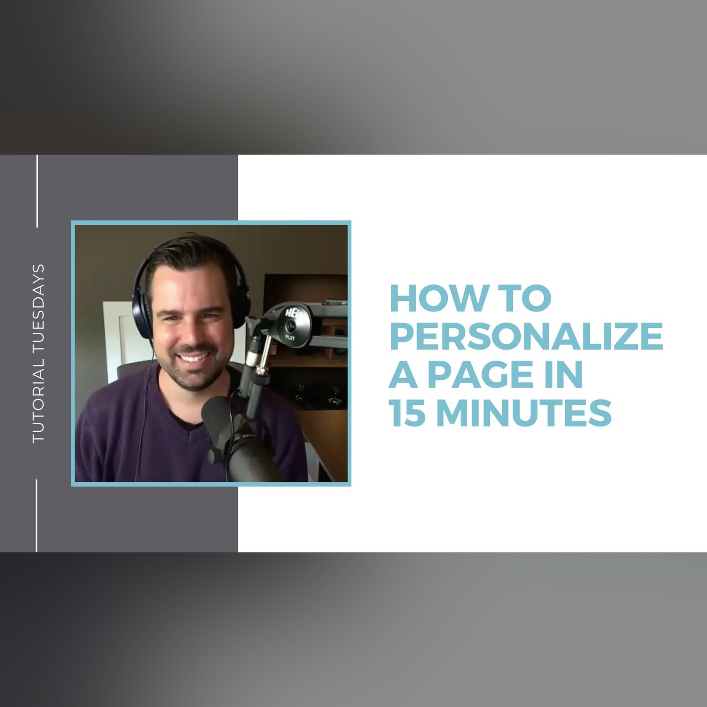 How to personalize a page in 15 minutes (with Brennan Dunn) episode artwork