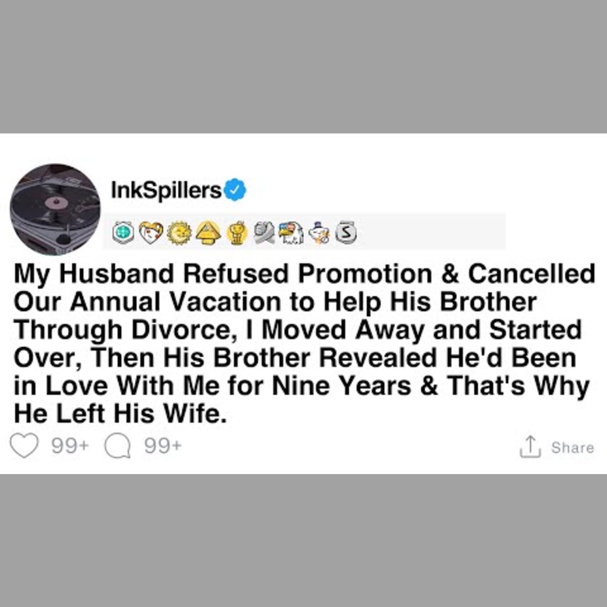 Husband Declines Job Offer and Cancels Vacation to Support Brother's Divorce