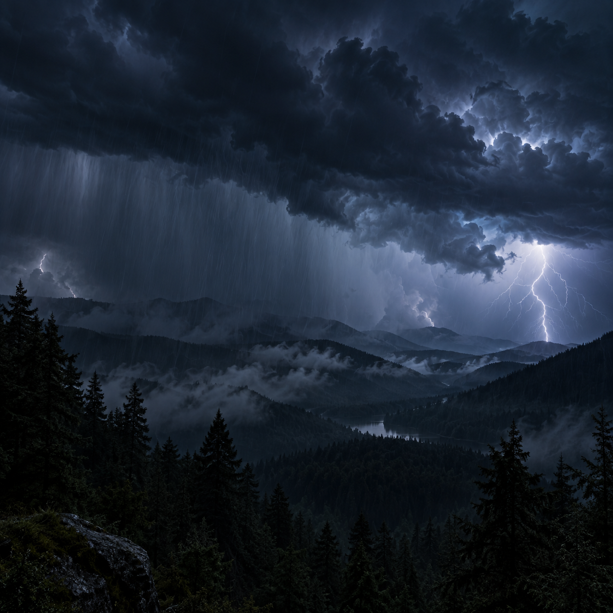 ⛈️ TRUENOS MUY PROFUNDOS y LLUVIA DE TORMENTA — 2 H de retumbos para dormir a salvo episode artwork