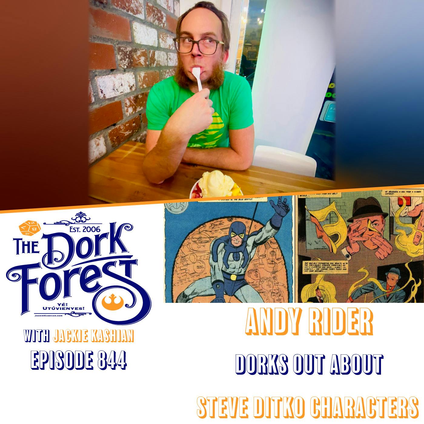 Andy Rider and Steve Ditko’s Other Creations – EP 844 Andy Rider and Steve Ditko’s Other Creations – EP 844