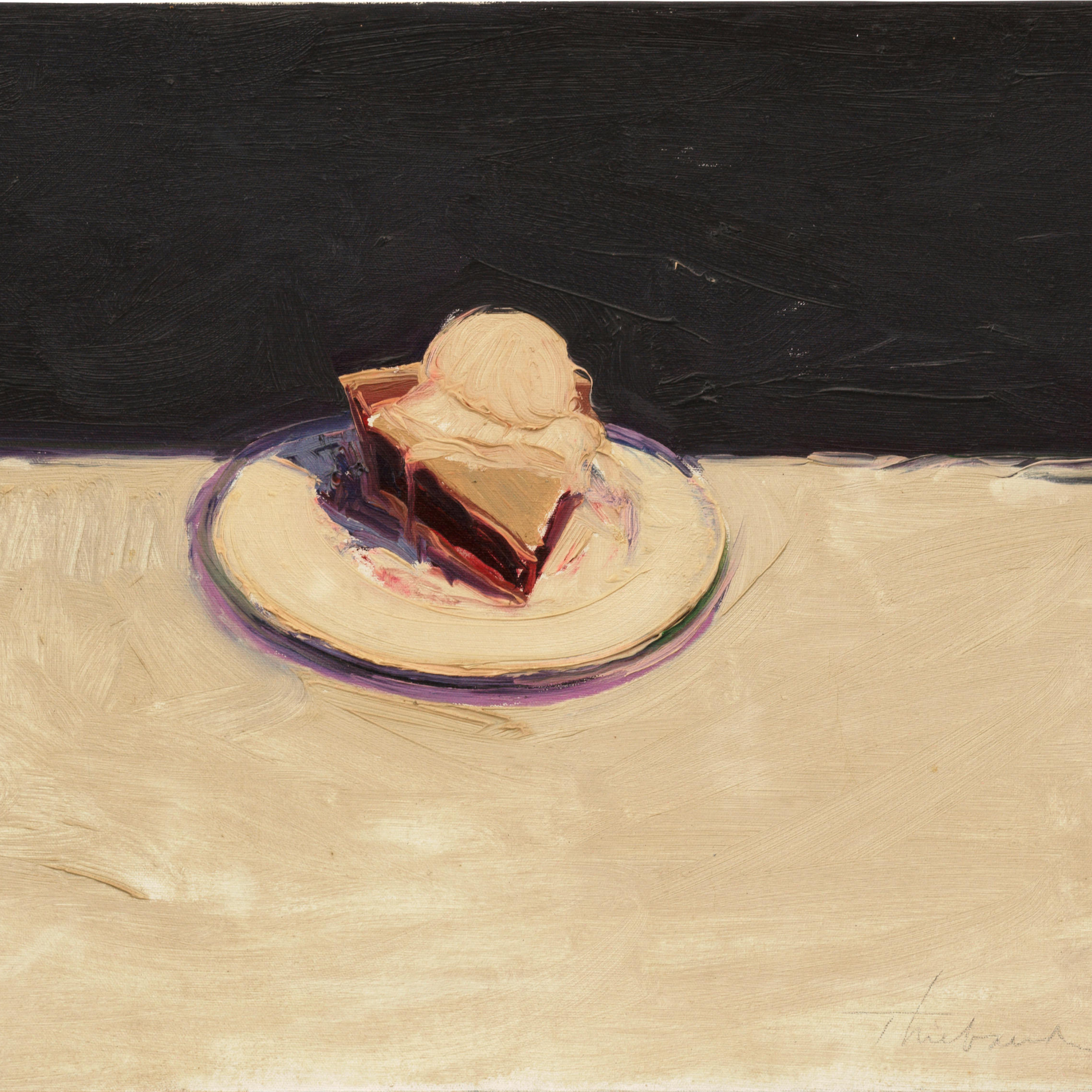 Wayne Thiebaud | Pie a la Mode