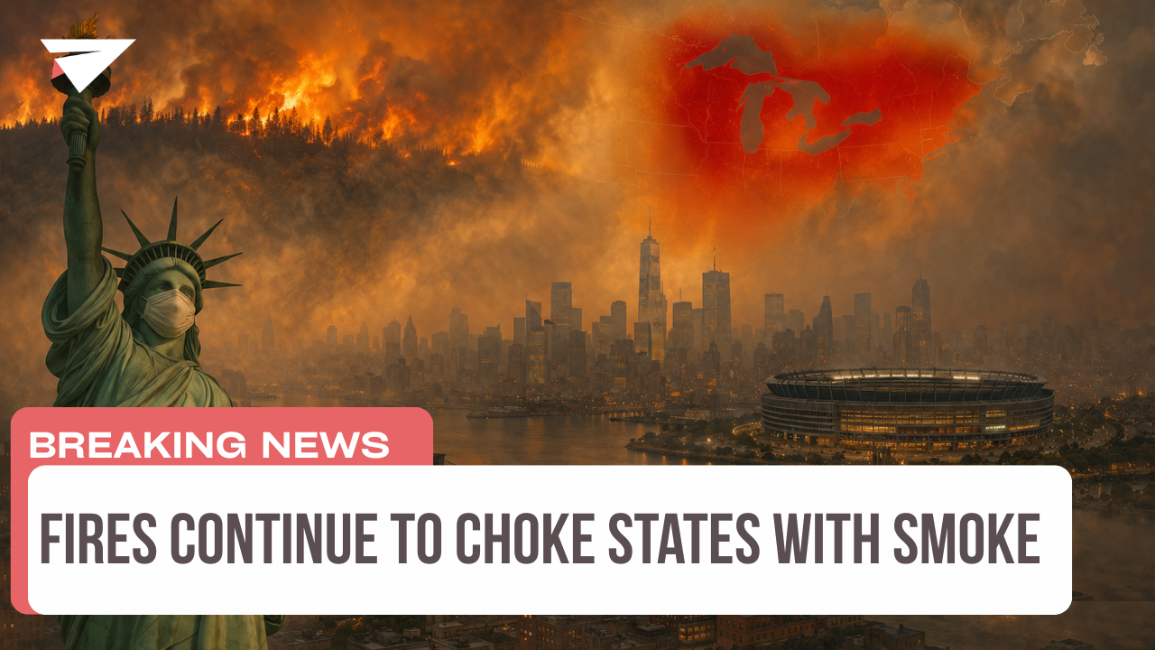 Fires Continue to Choke States with Smoke, Breaking News