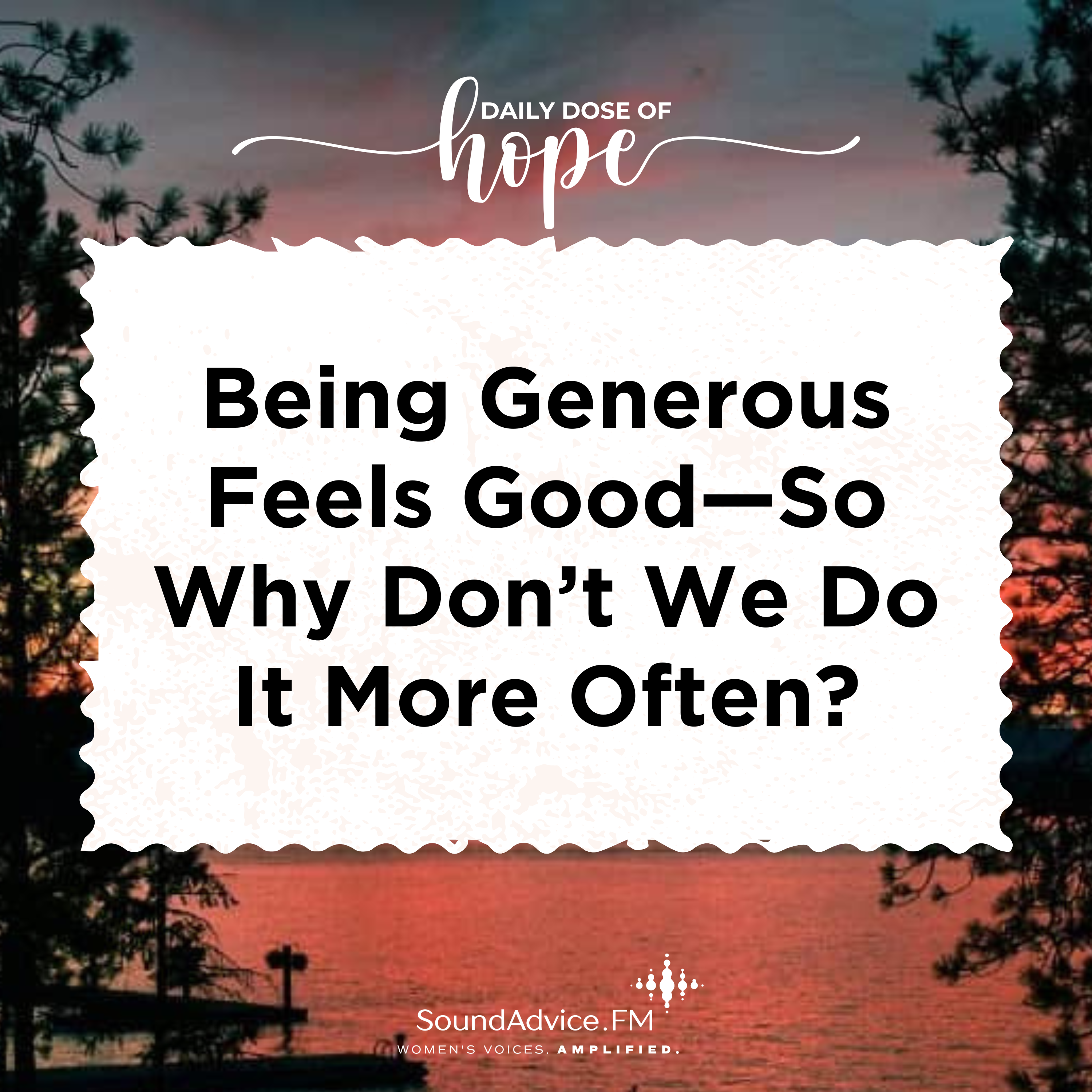 Being Generous Feels Good—So Why Don’t We Do It More Often?