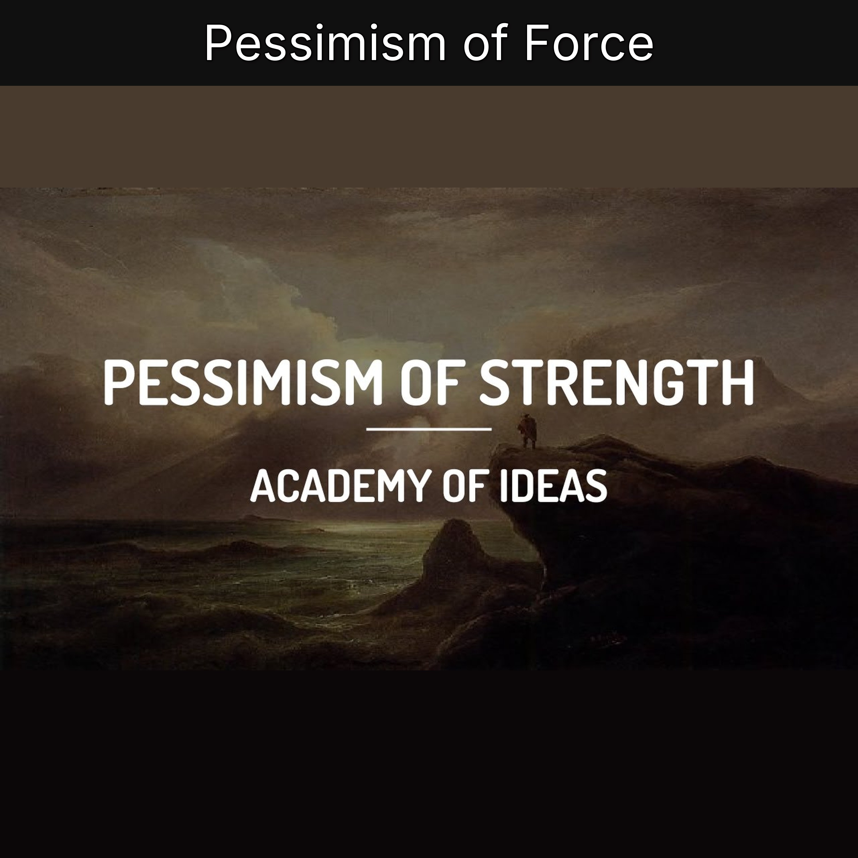 Pessimism of Force episode artwork