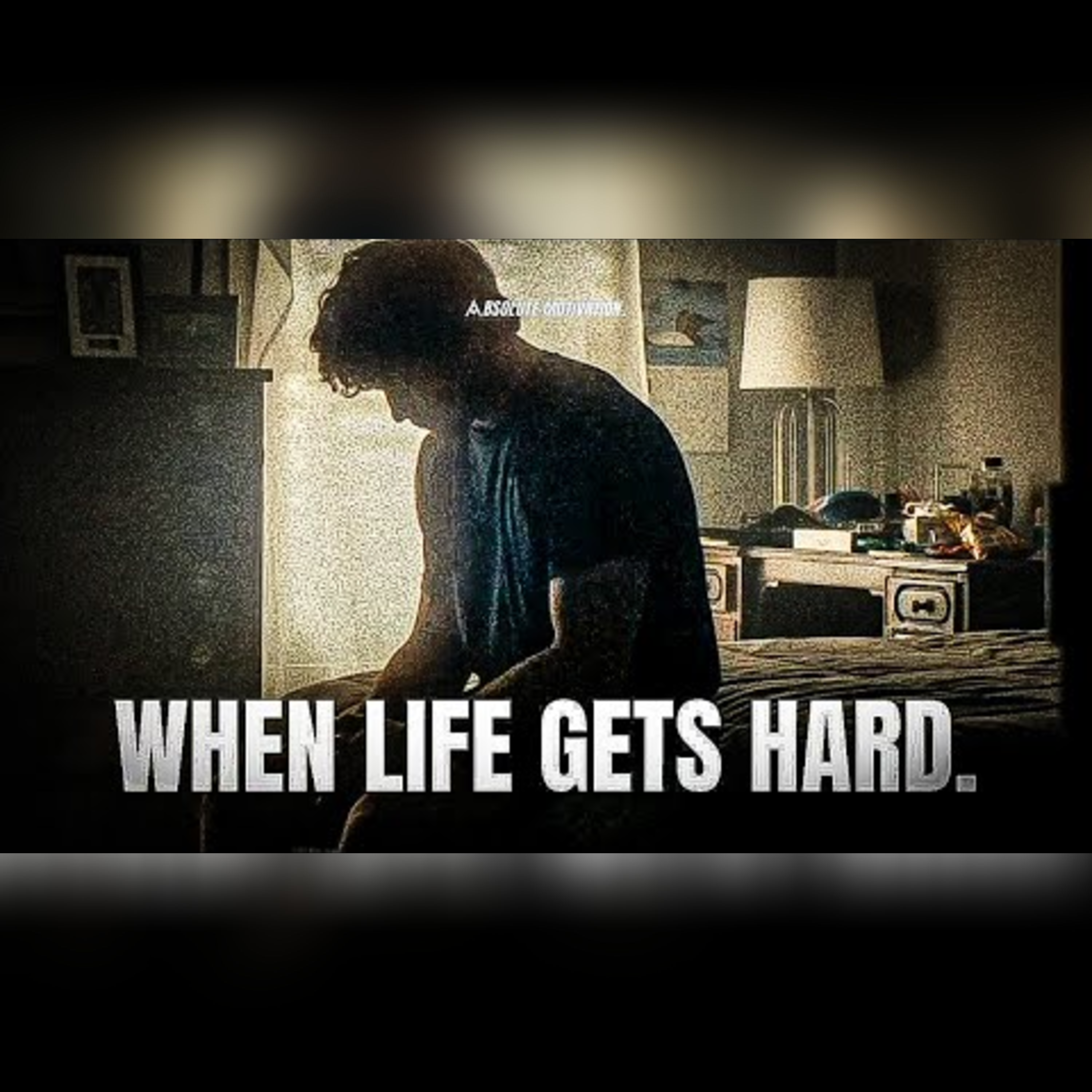 YOU’RE ON THE RIGHT PATH WHEN LIFE STOPS BEING EASY. NO MORE WASTING TIME. - Motivational Speech