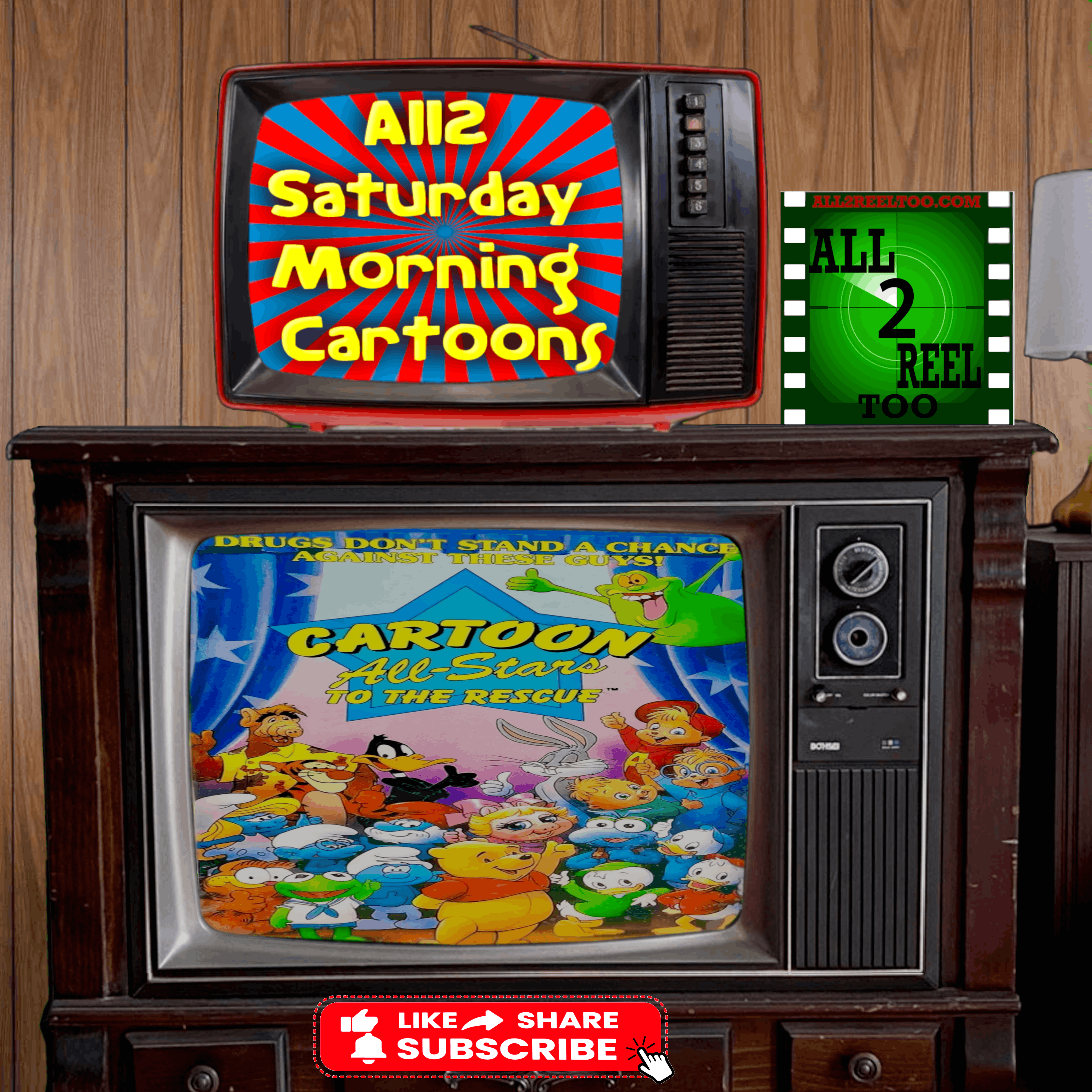 The Craziest Anti-Drug Cartoon Ever!! - Cartoon All-Stars to the Rescue (1990)