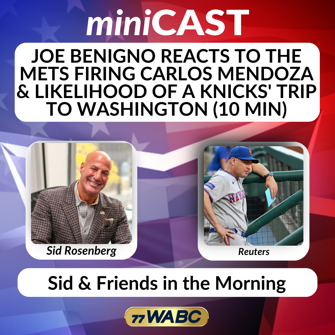 Joe Benigno Reacts to the Mets Firing Carlos Mendoza & Likelihood of a Knicks' Trip to Washington (10 min) | 06-29-26 episode artwork
