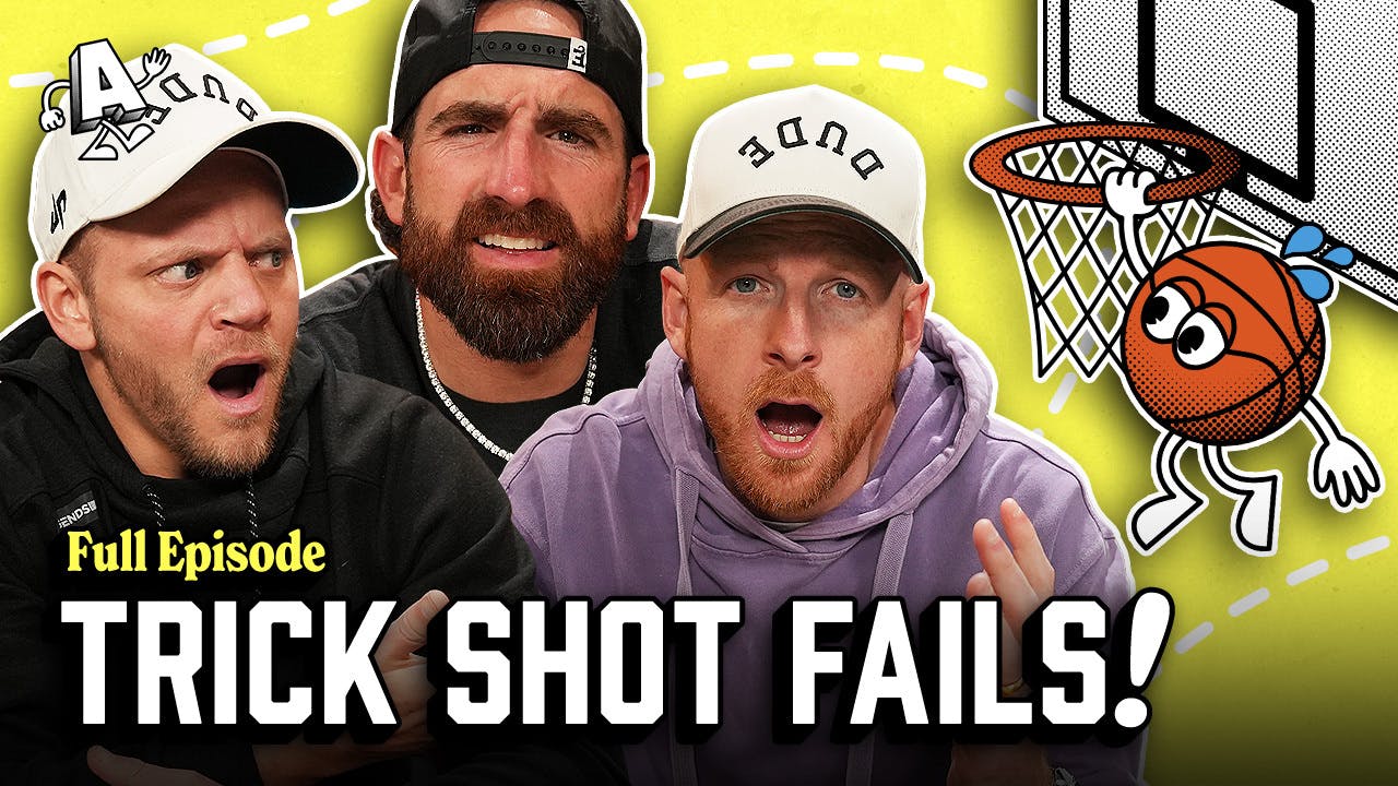 Ep 15: Dude Perfect Reacts to Fan Trick Shot Fails, College Football & NFL Playoff Predictions Ep 15: Dude Perfect Reacts to Fan Trick Shot Fails, College Football & NFL Playoff Predictions