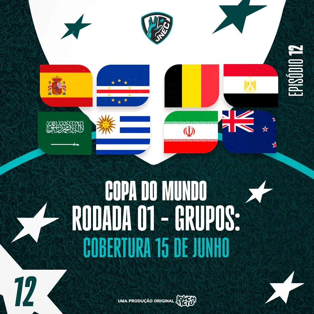 DIA #5 DA COPA 2026: 15 DE JUNHO - AZAGHAL CHOROU COM A DERROTA DA ESPANHA? | JNEC 12