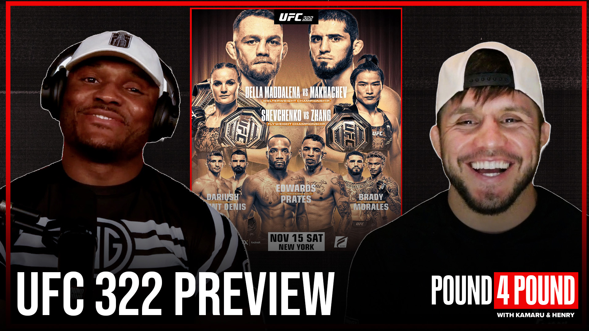 UFC 322 Predictions, Analysis of Welterweights, Best Female Fighter, JDM vs. Islam || Pound 4 Pound