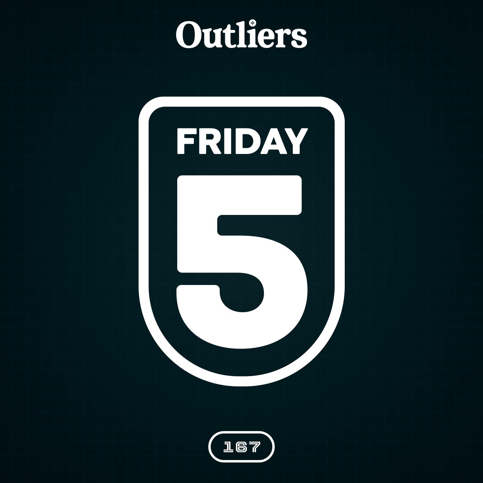 #167 Friday 5: Timeless vs Time-Bound Knowledge, Your Inner Scorecard, and The Recipe for Breakthroughs | Outliers with Daniel Scrivner