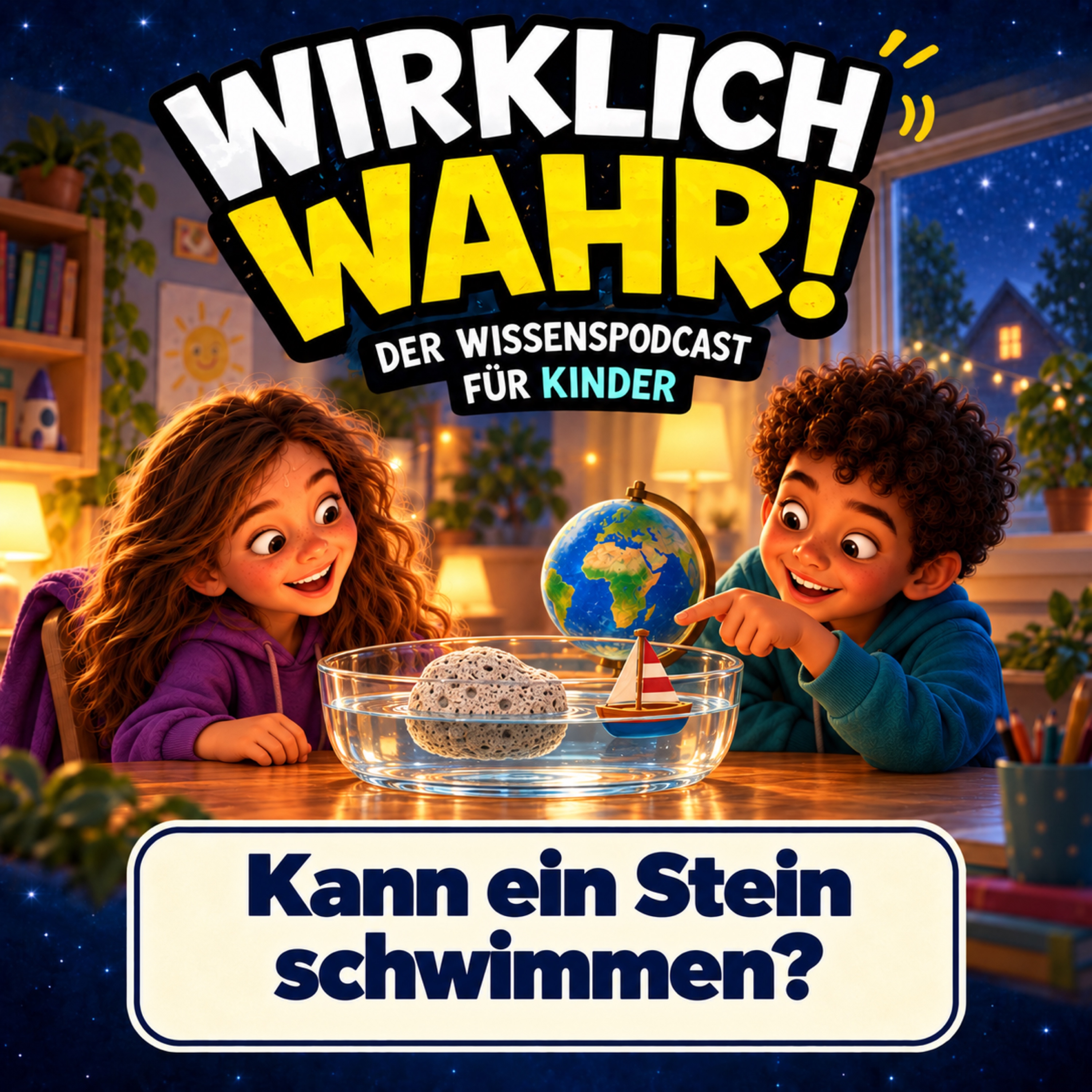 Cover: Wow! Kann ein Stein schwimmen?