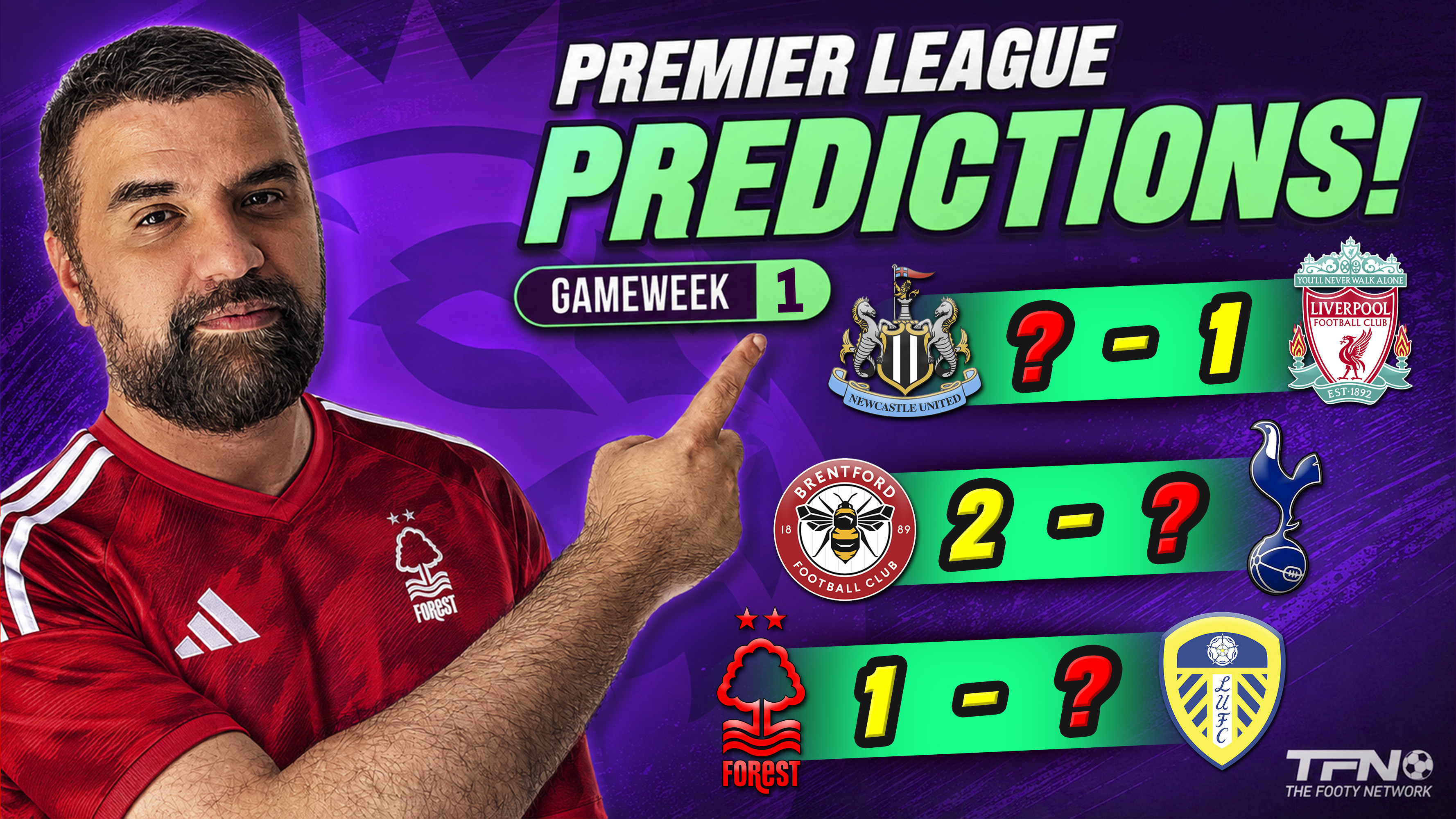 PREMIER LEAGUE PREDICTIONS WEEK 1 episode artwork