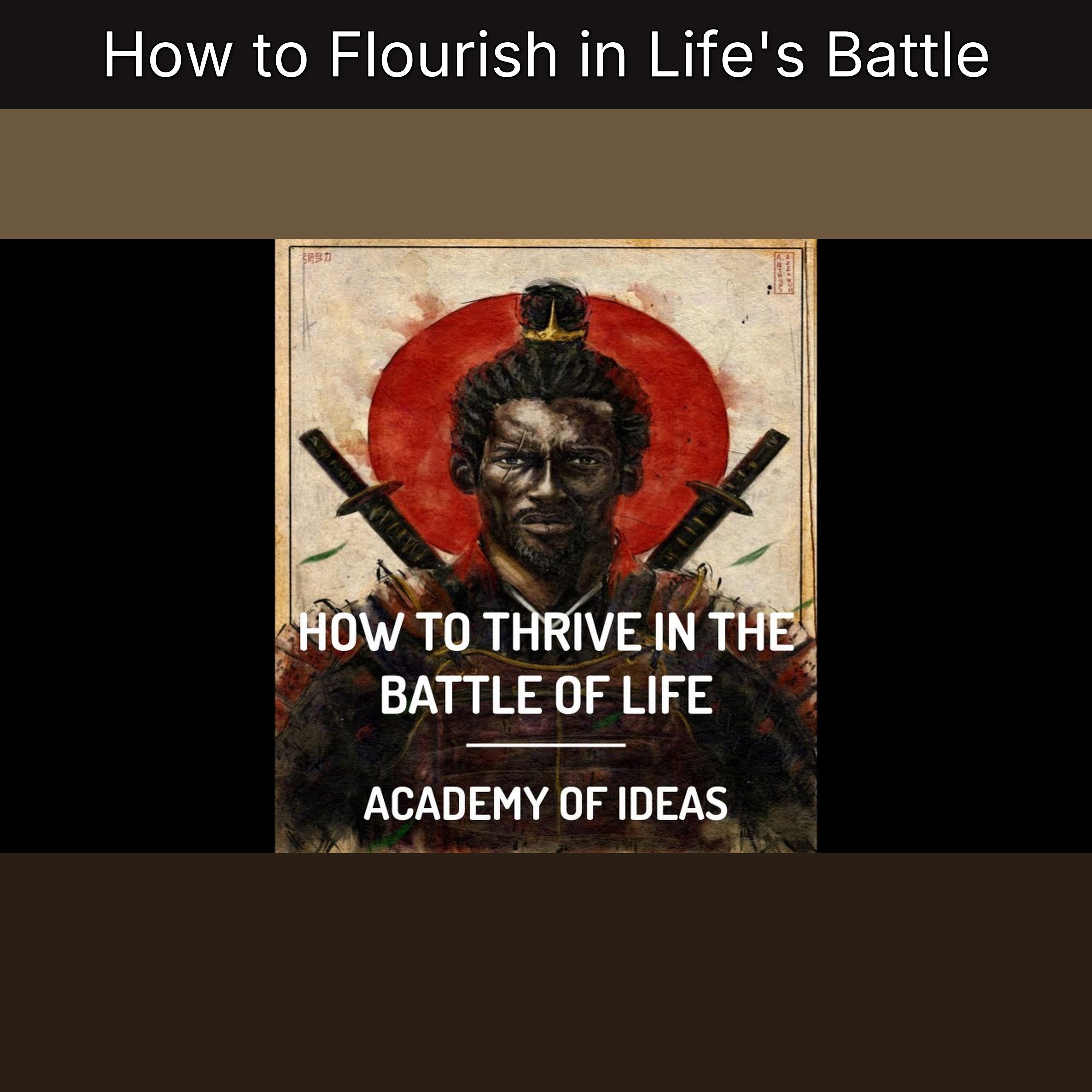 How to Flourish in Life's Battle episode artwork