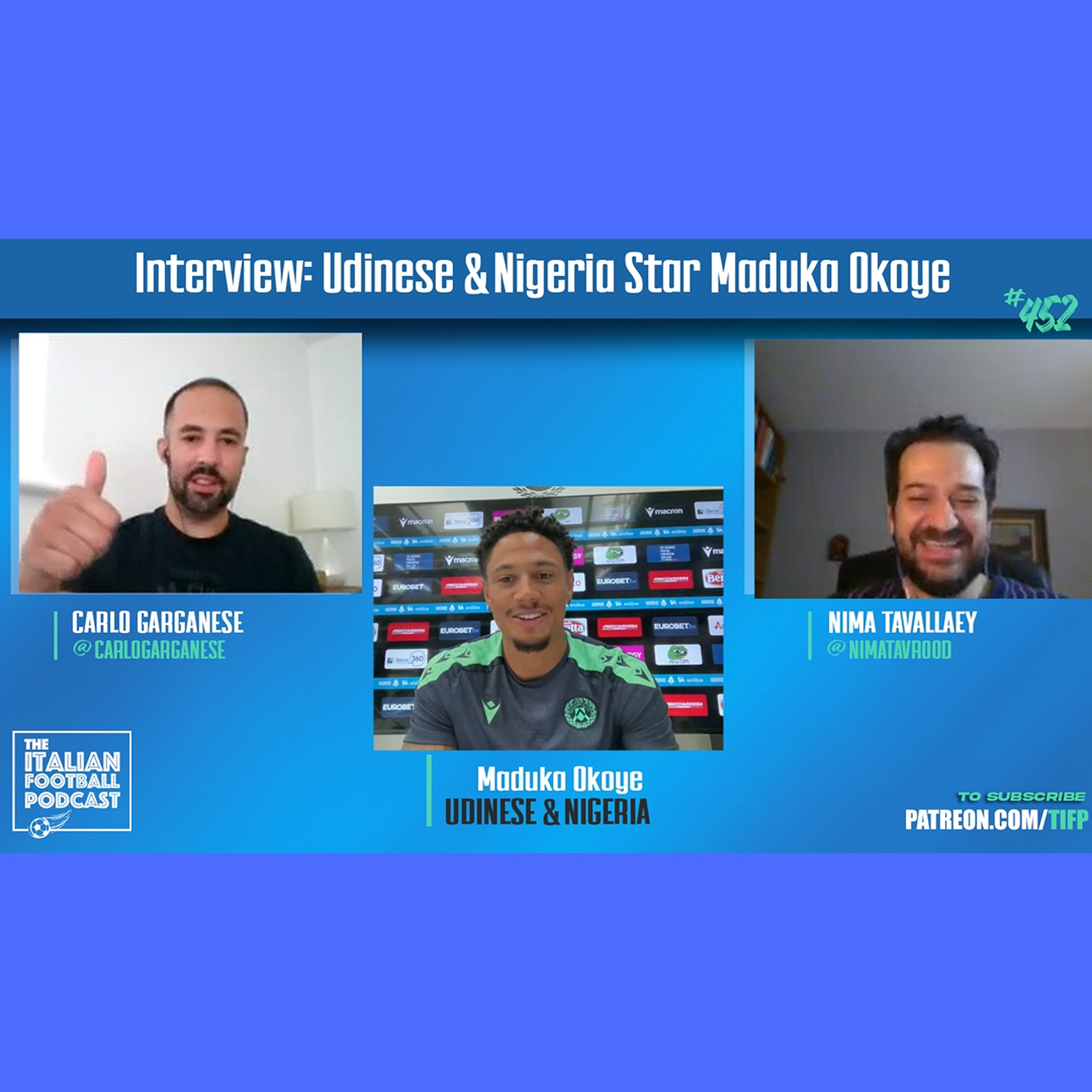 The Interview: Maduka Okoye On Udinese, Nigeria, Idol Nelson Dida, Alexis Sanchez, Scudetto Favourites & Much More (Ep. 452)