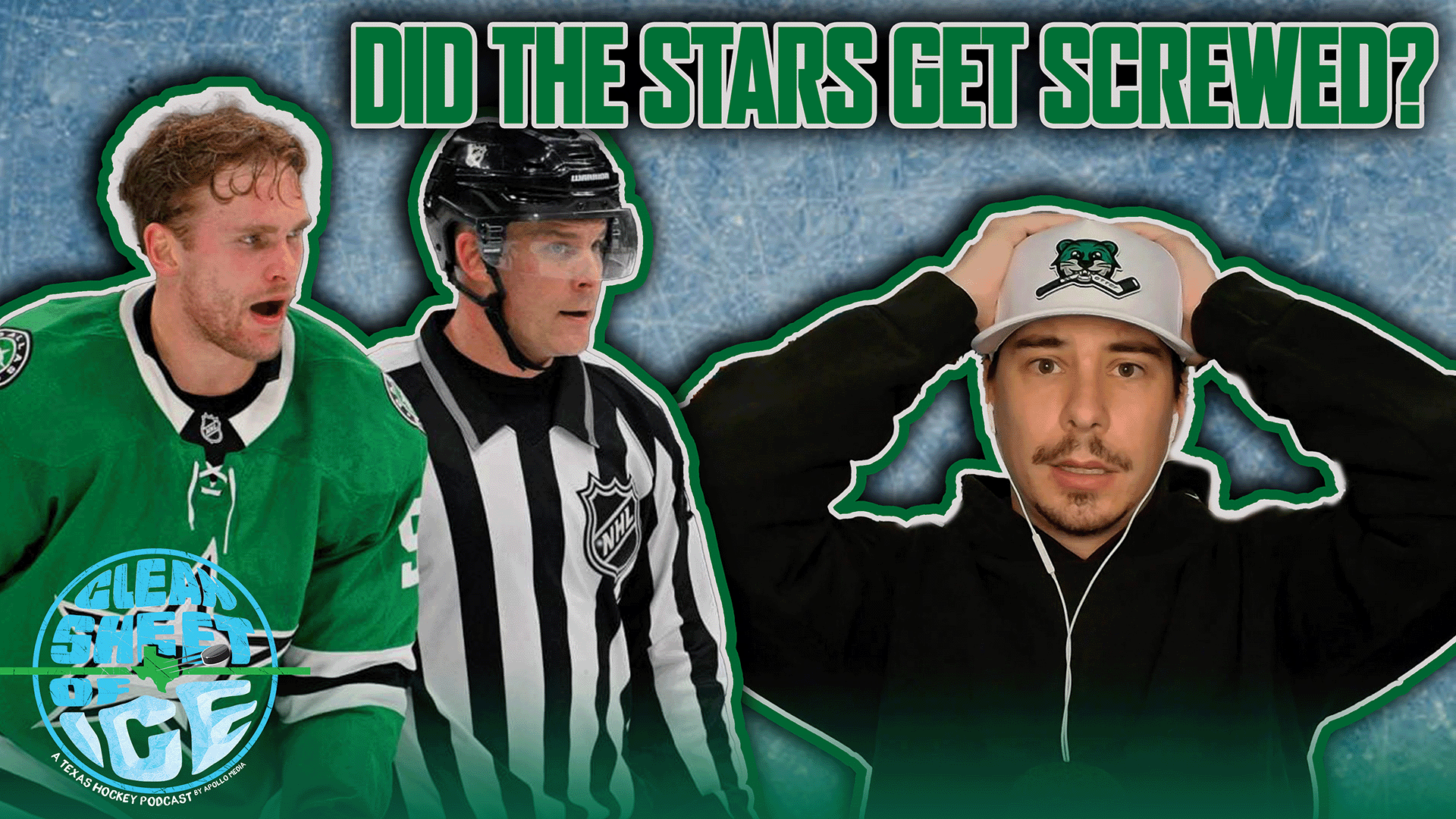 Did The Stars Get Screwed By the Refs Against the Islanders? || Clean Sheet of Ice Podcast episode artwork