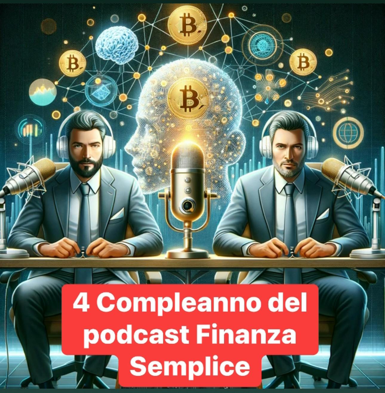 4° Anniversario Podcast Finanza Semplice: Bitcoin, IA e il Futuro degli Investimenti insieme con D. Bernardi di DIAMAN PARTNERS. 2 PARTE.  EP. 255
