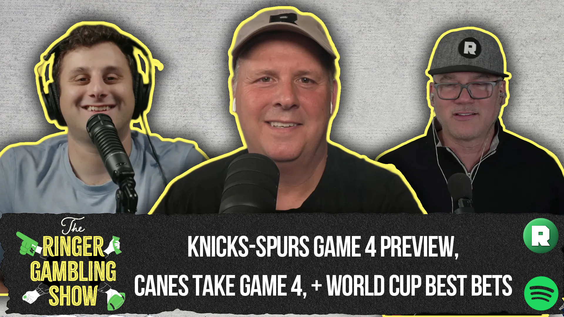 Knicks-Spurs Game 4, Hurricanes Even the Series, and World Cup Best Bets | The Ringer Gambling Show episode artwork