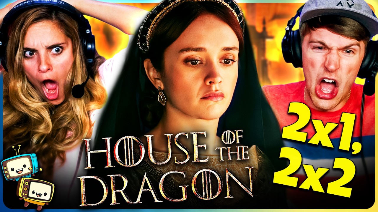 HOUSE OF THE DRAGON 2x1 & 2x2 Reaction! | Game of Thrones | Matt Smith | Emma D'Arcy | Olivia Cooke episode artwork