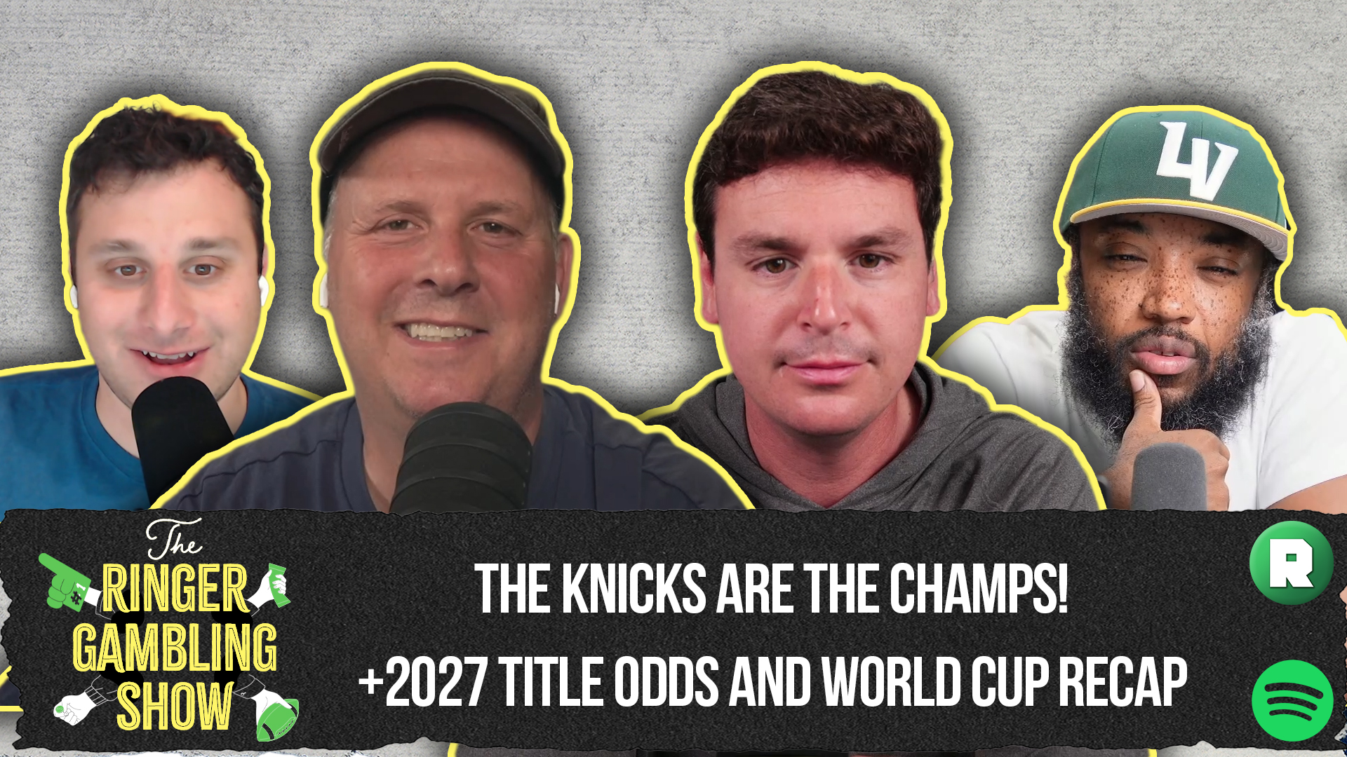 The Knicks Are Your '25-'26 NBA Champs! Plus, 2027 Title Odds and World Cup Best Bets. | The Ringer Gambling Show