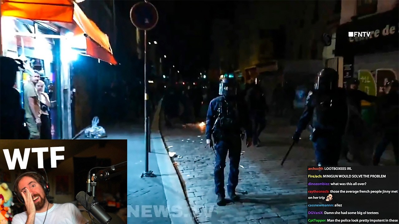 WTF is happening in Paris?? | Asmongold TV