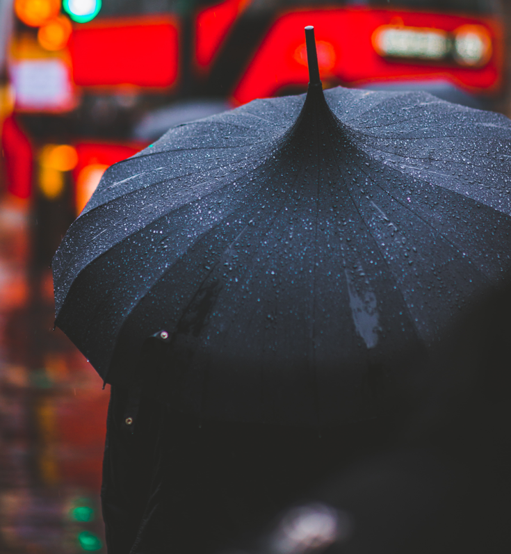 Rain on Umbrella: 3-Hour Tranquil Rainfall Sounds for Blissful Sleepiness