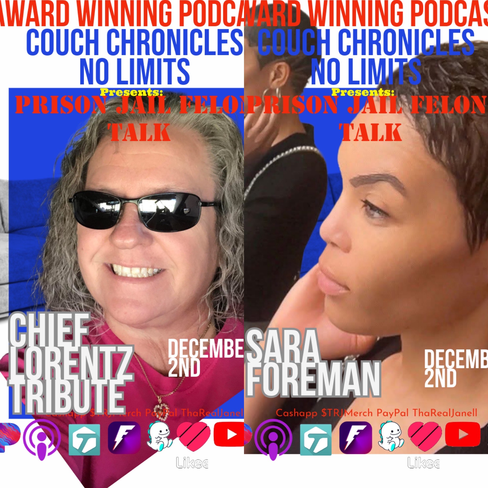 Prison Jail Felon talk Couch Chronicles No Limits episode artwork