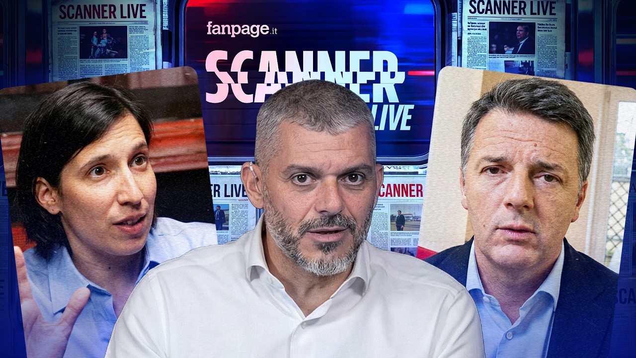 Scanner LIVE, la crisi del governo Meloni e le primarie del campo largo: Renzi e Schlein a confronto su Scanner episode artwork