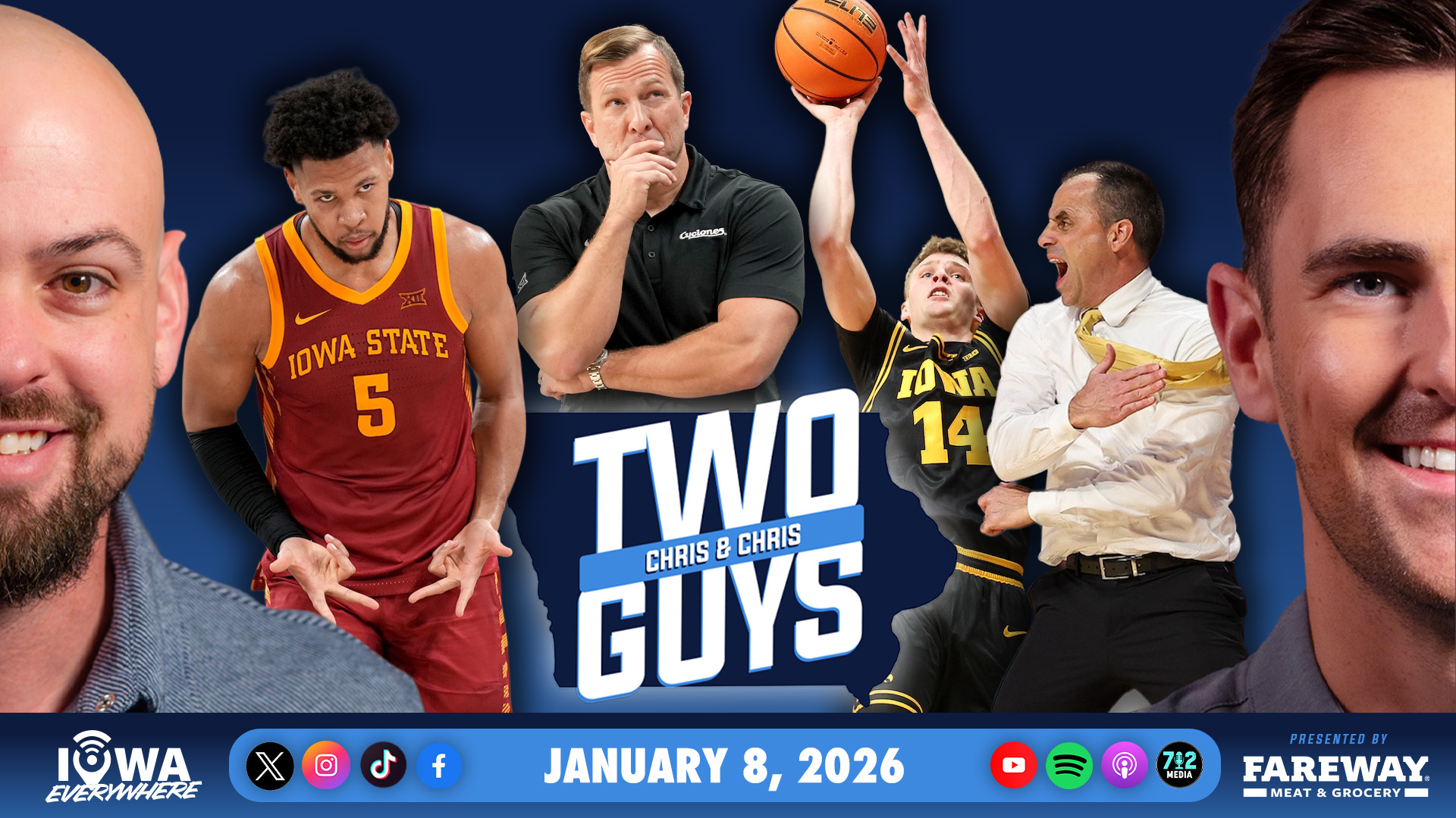 Two Guys: Iowa State's 15-0 start, Iowa's big home game vs. Illinois, CFP semifinal preview