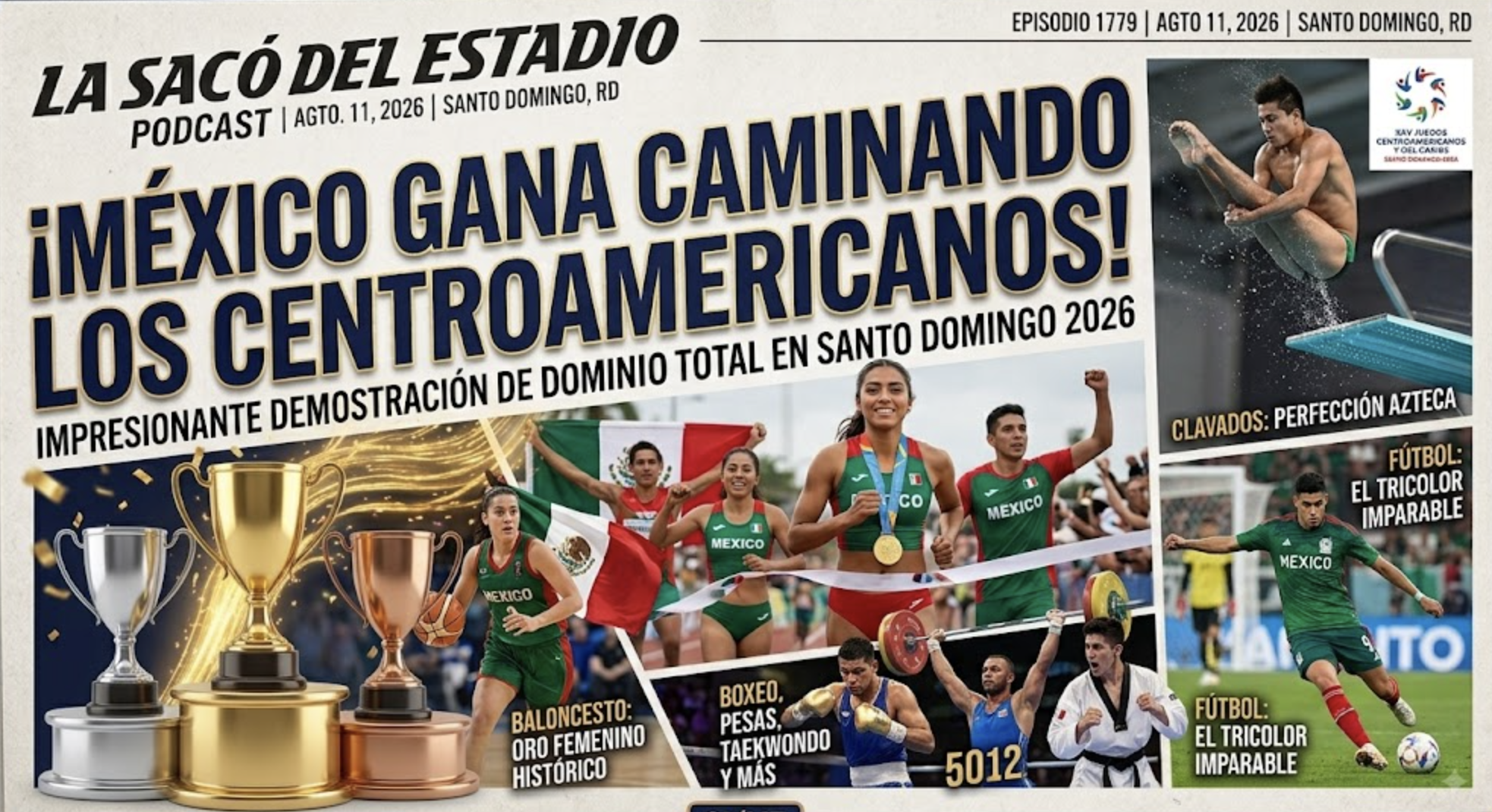 México ganó caminando los Centroamericanos episode artwork