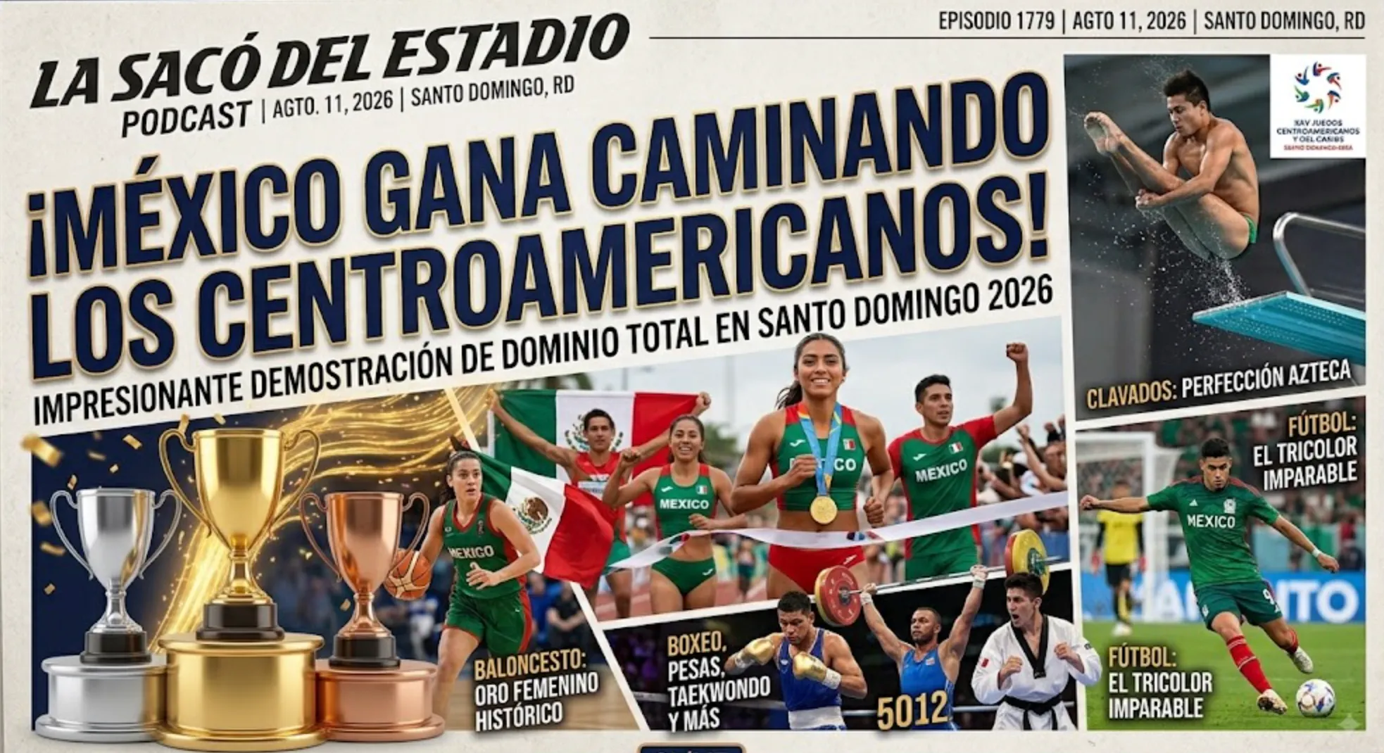 México ganó caminando los Centroamericanos episode artwork