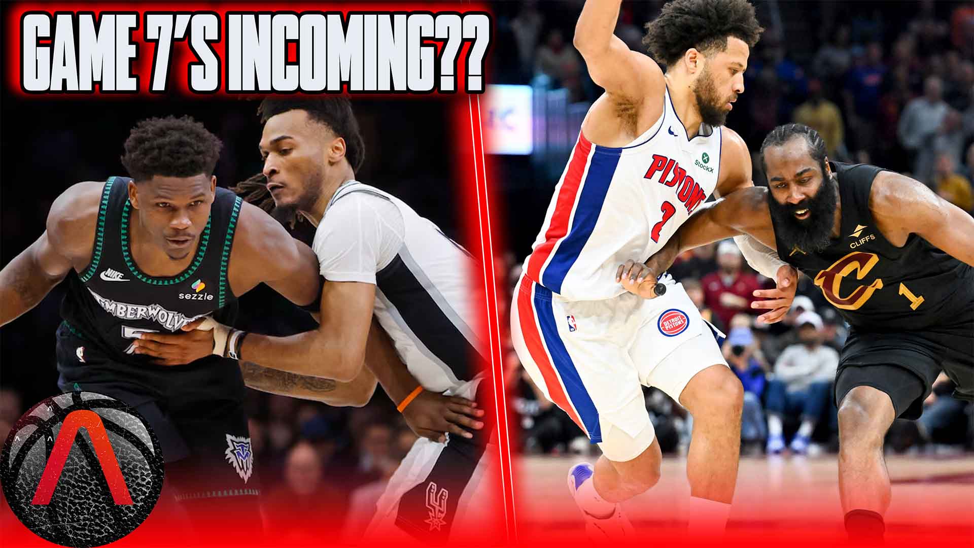 Will the Cavs vs. Pistons and Spurs vs. Timberwolves Series Go the Distance?? episode artwork