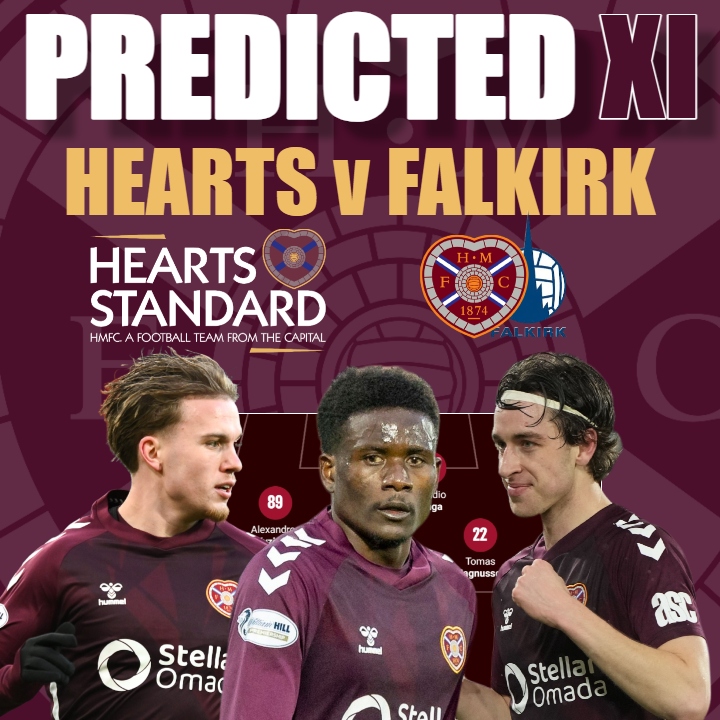 PREDICTED XI | Will Derek McInnes make these 3 changes for Hearts v Falkirk?