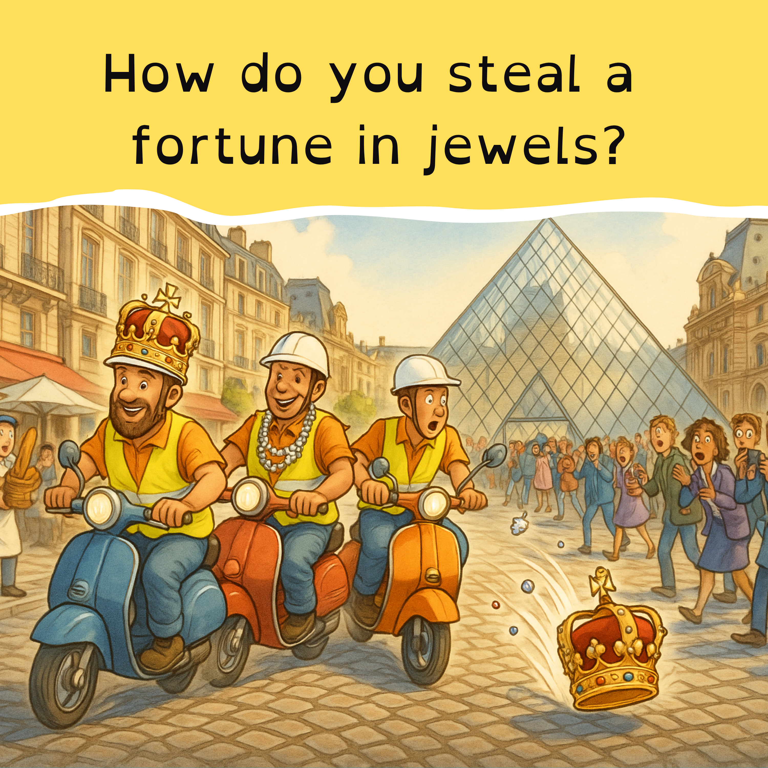 Zombies march in Mexico City, and scooter bandits steal royal bling