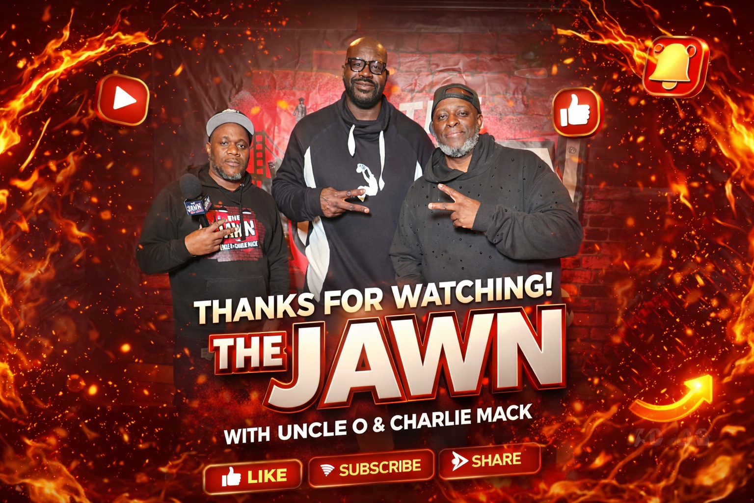 ELEVENTH JAWN | SHAQUILLE O'NEAL AKA SHAQ JOINS | THE JAWN WITH UNCLE O AND CHARLIE MACK | EPISODE 11 episode artwork